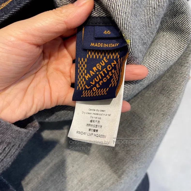 Louis Vuitton Louis Vuitton SS24 monogram logo embroidered denim shirt Size US S / EU 44-46 / 1 - 4 Thumbnail