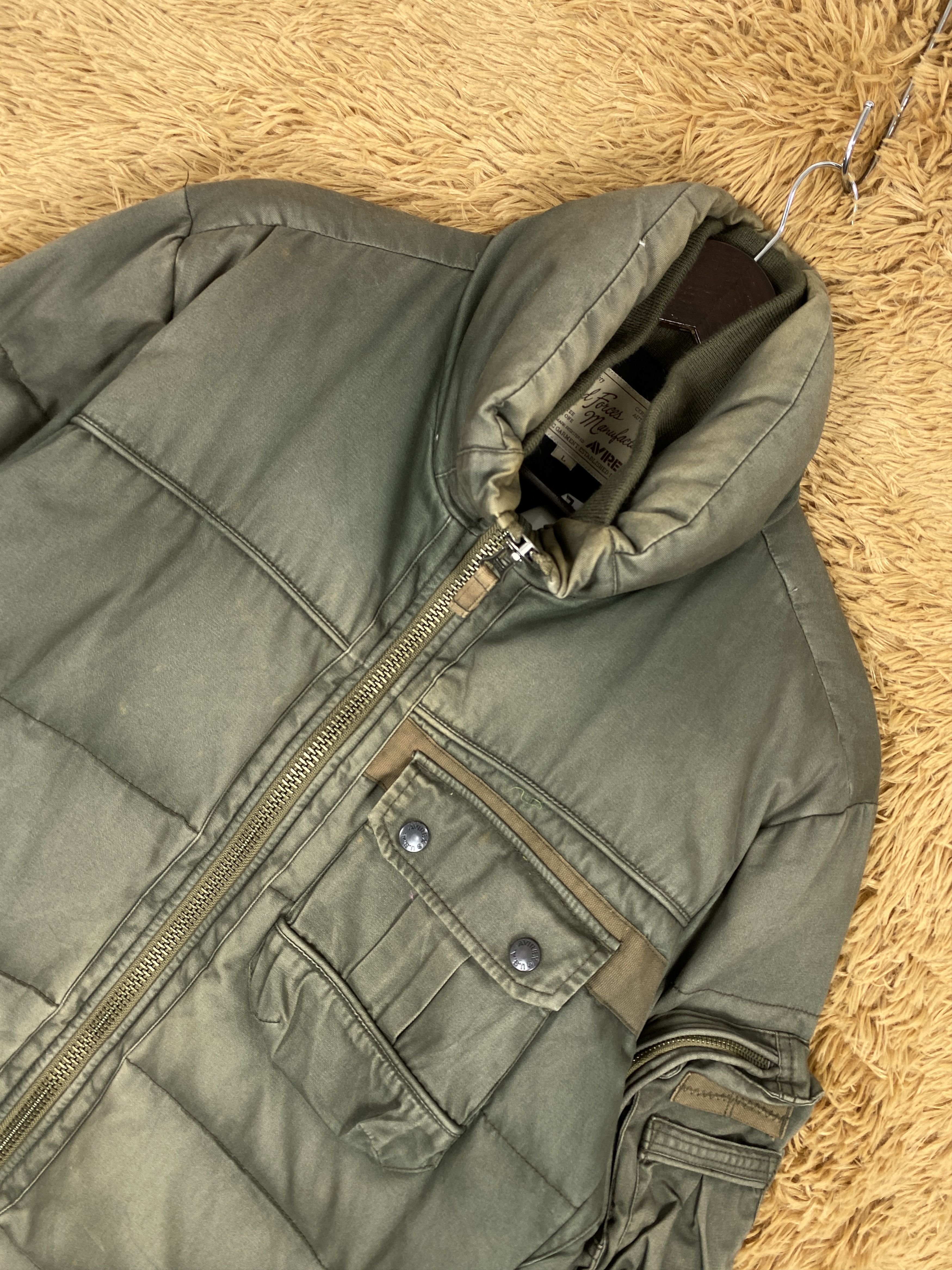 Avirex Vintage Avirex Rugged Faded Puffer Jacket PJ2417 Size US S / EU 44-46 / 1 - 2 Thumbnail