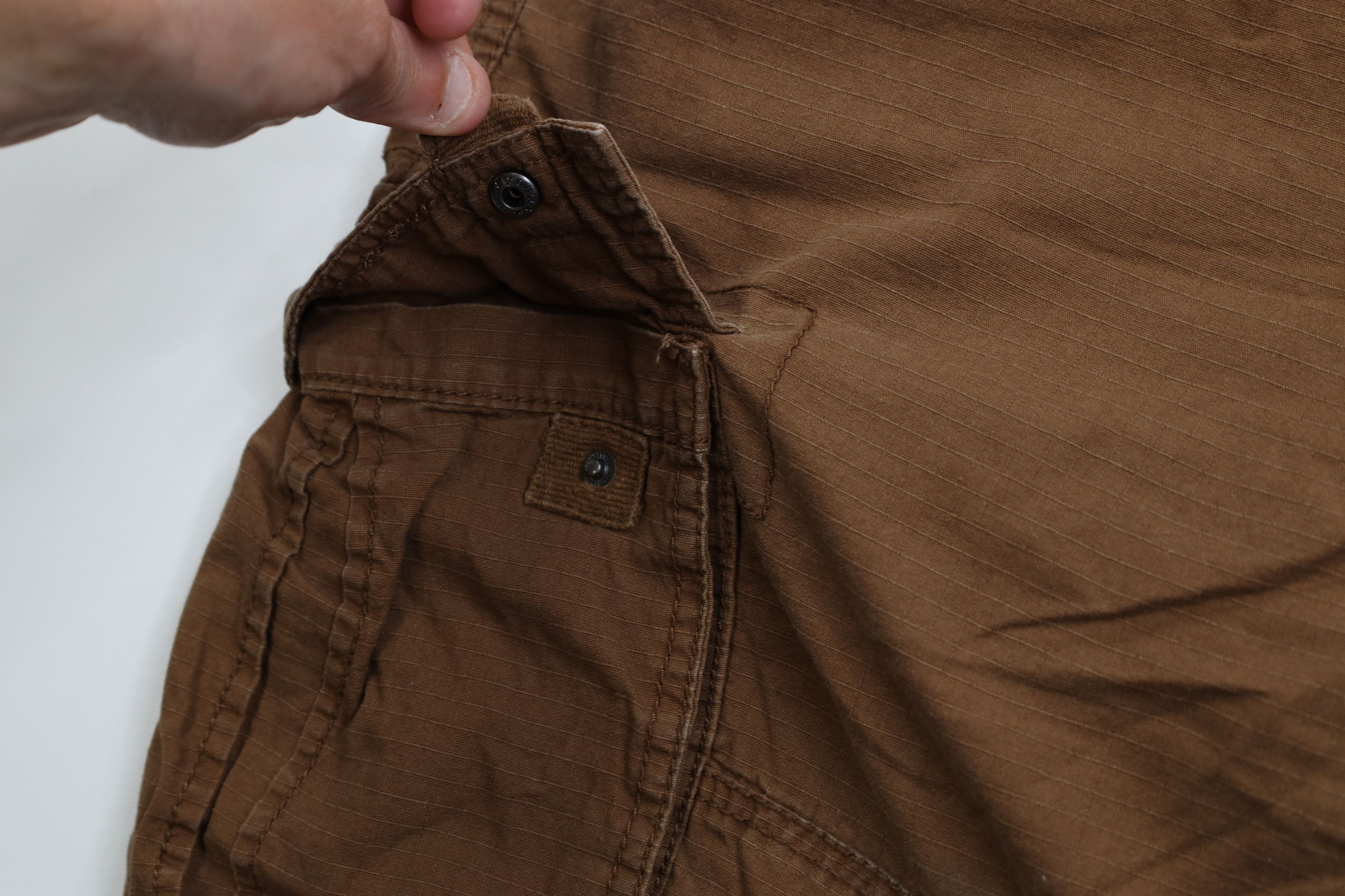 Ocean Pacific Vintage Ocean Pacific OP Surfing Ripstop Cargo Shorts Brown Size US 42 / EU 58 - 5 Thumbnail