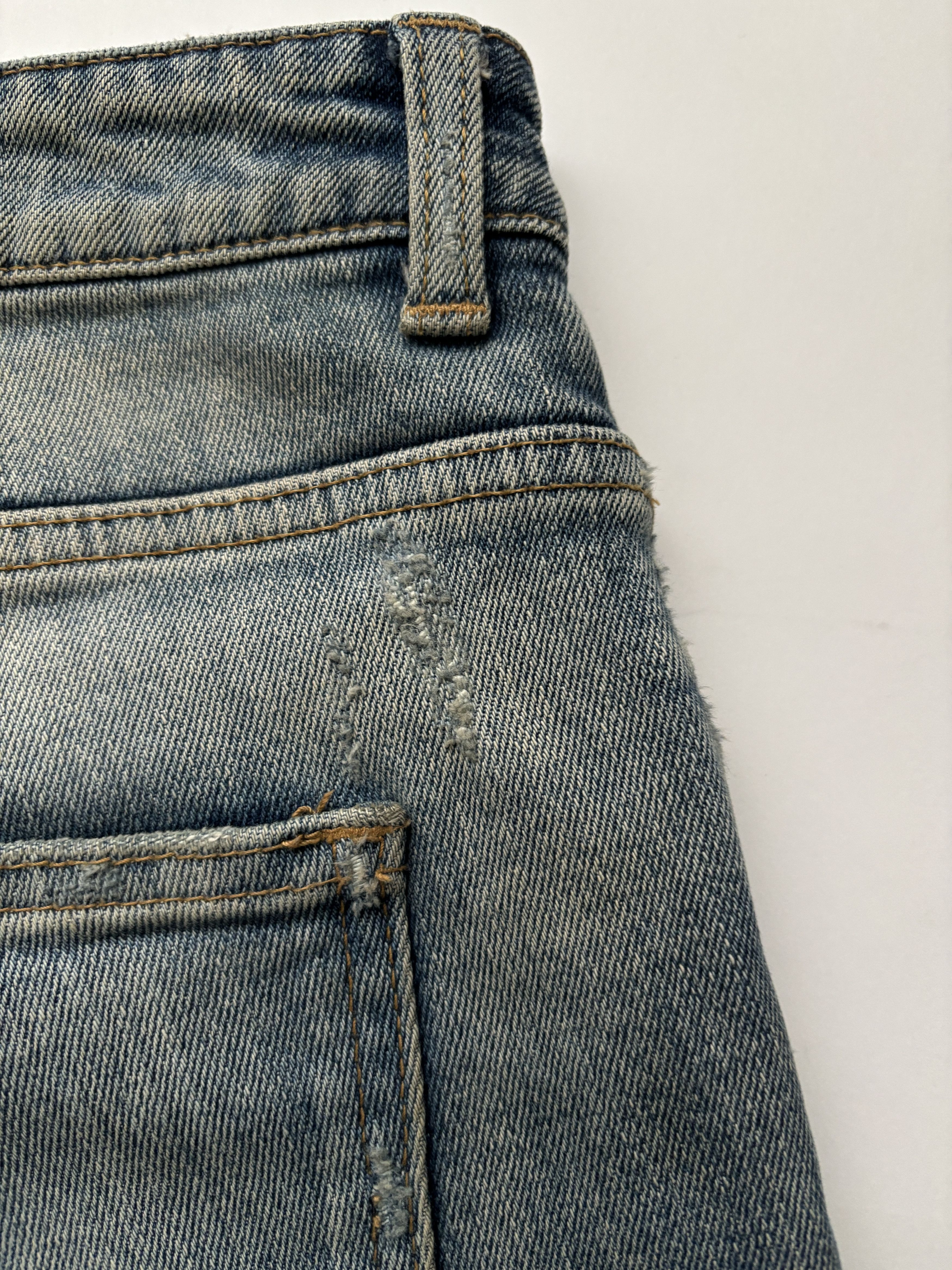 Hedi Slimane × Saint Laurent Paris ⚡️QUICK SALE⚡️2016 Saint Laurent Hedi D04 Blue Denim Jeans Size 30" / US 8 / IT 44 - 7 Thumbnail