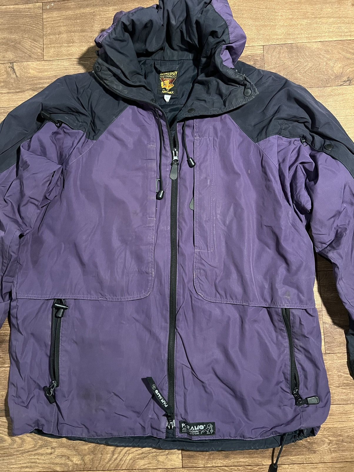 Analog Paramo Y2K Analogy Nikwax Purple Jacket Waterproof Hooded Size M / US 6-8 / IT 42-44 - 2 Thumbnail