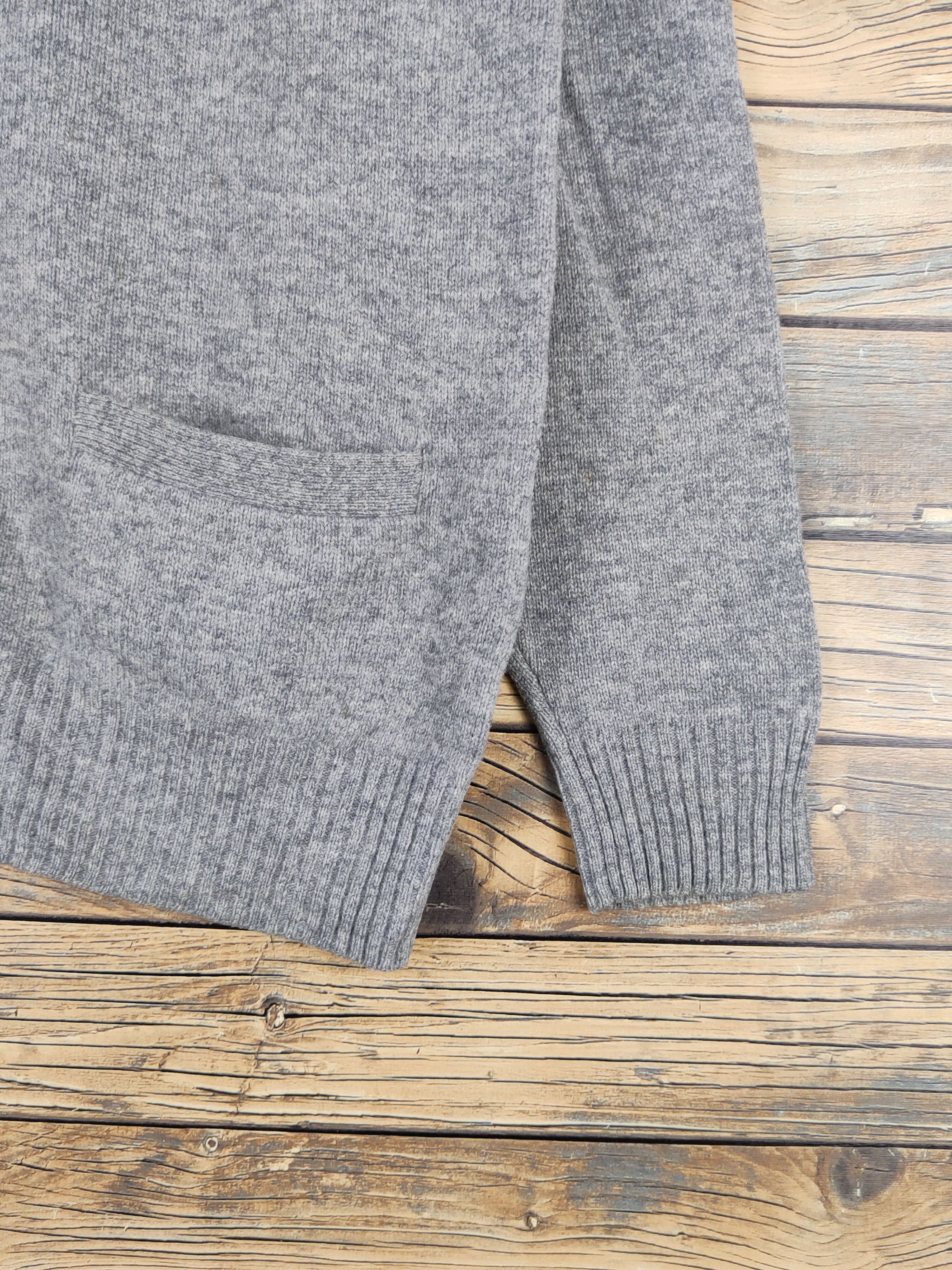 Homespun Knitwear Uniqlo japan vintage Gray Knitwear Cardigan #W1443 Size US M / EU 48-50 / 2 - 8 Thumbnail