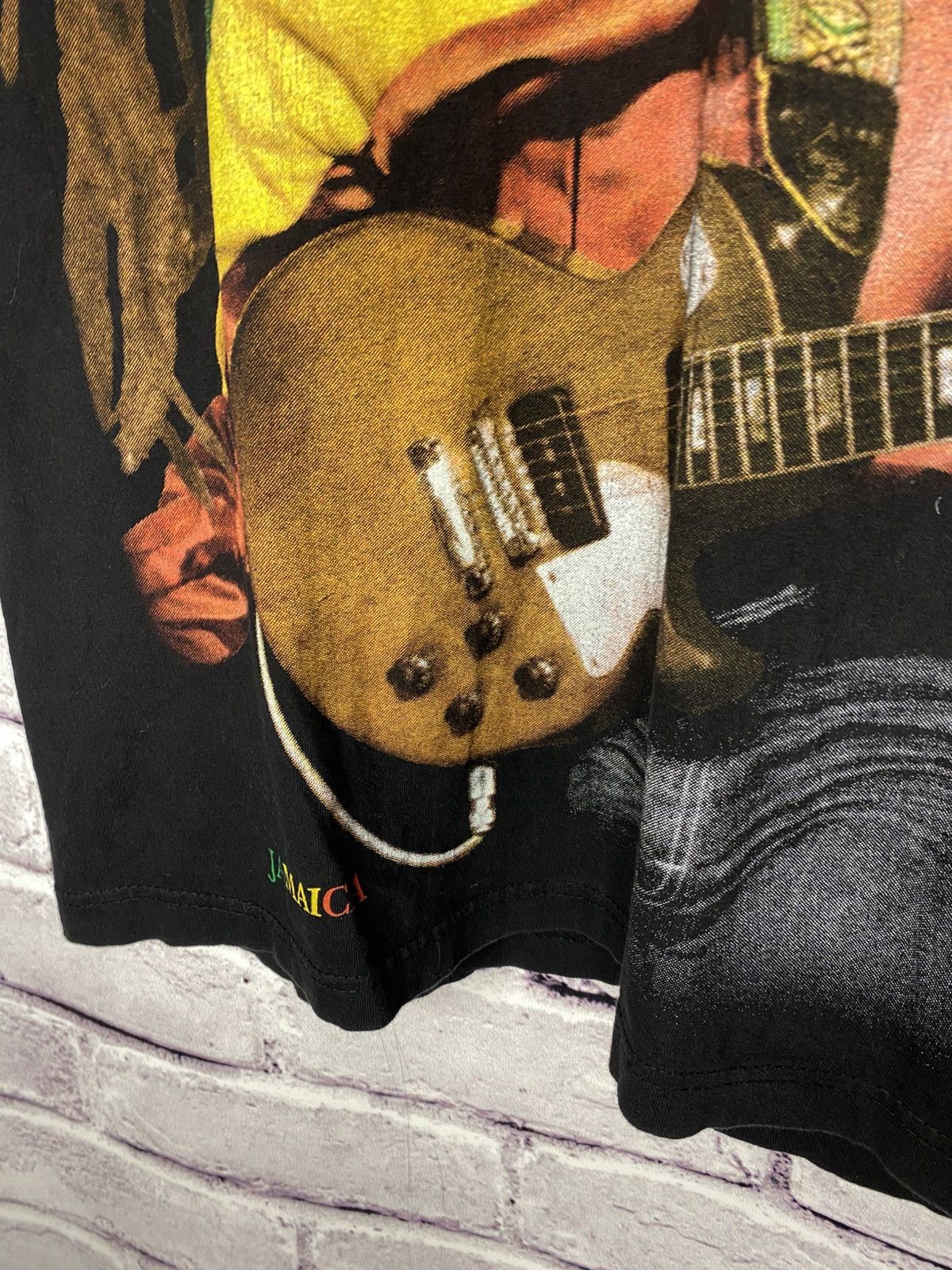 Bob Marley Men's Vintage T-Shirt 90s Bob Marley Rasta Rap Tee Size US M / EU 48-50 / 2 - 2 Thumbnail