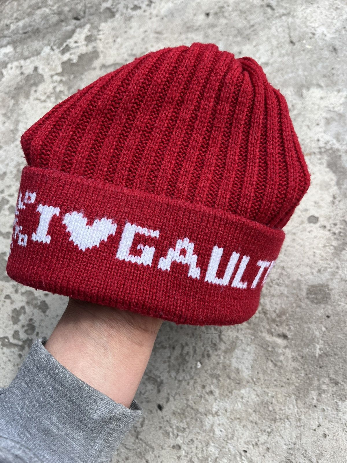 Jean Paul Gaultier ❤️ Jean Paul Gaultier “I Love Gaultier” Big JPG Logo Hat Y2K Size ONE SIZE - 3 Thumbnail