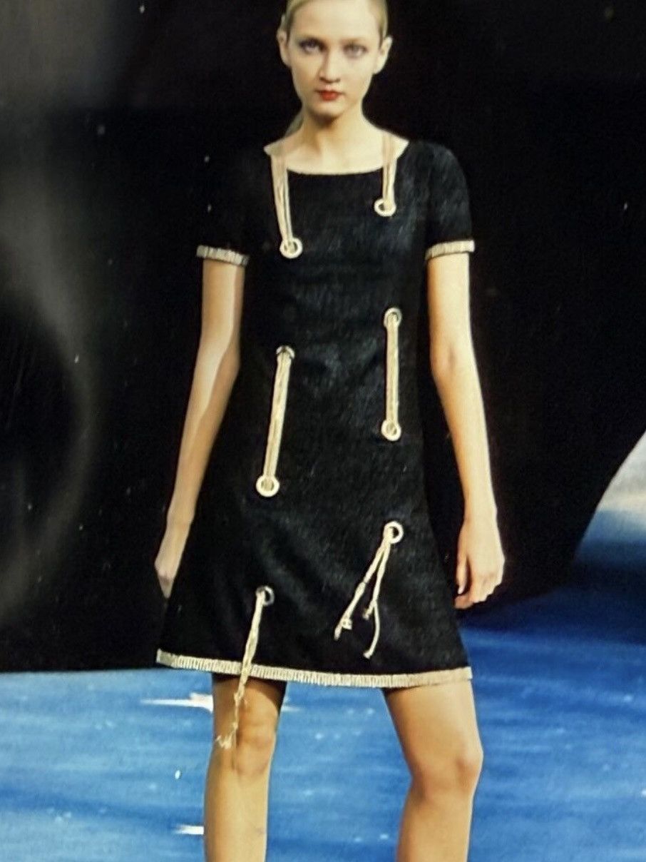Chanel S/S 08 Runway Silk Tweed Chain Dress Size M / US 6-8 / IT 42-44 - 1 Thumbnail
