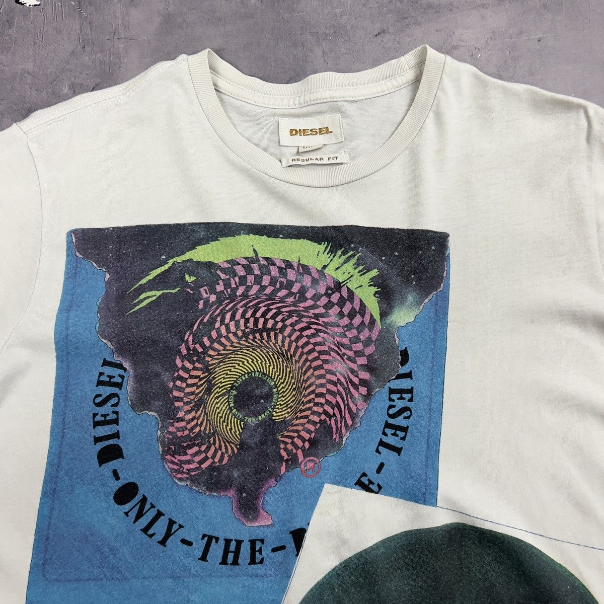 Diesel Rare! Diesel Only The Brave Disk Big Logo Tee 00s Size US S / EU 44-46 / 1 - 4 Thumbnail