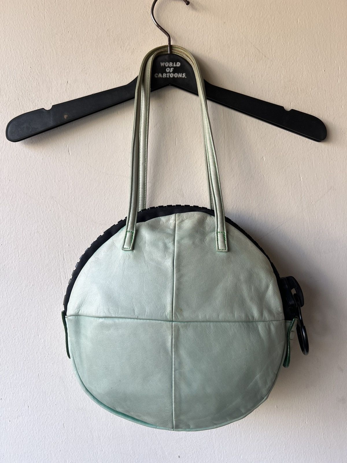 Yohji Yamamoto Kawa-Kawa Japan Patina Leather Round Shoulder Bag Size ONE SIZE - 21 Thumbnail