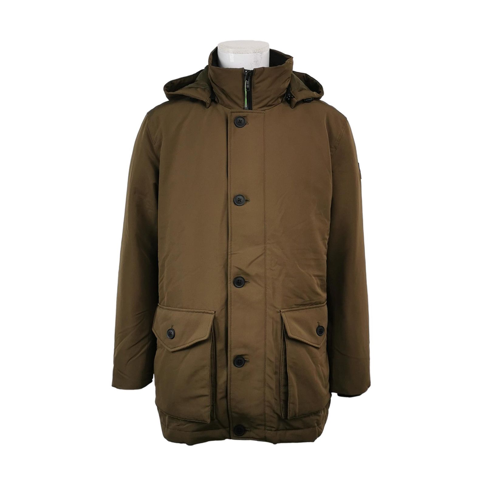 Hugo Boss BOSS Puffer Coat Brown Size M Size US M / EU 48-50 / 2 - 1 Thumbnail