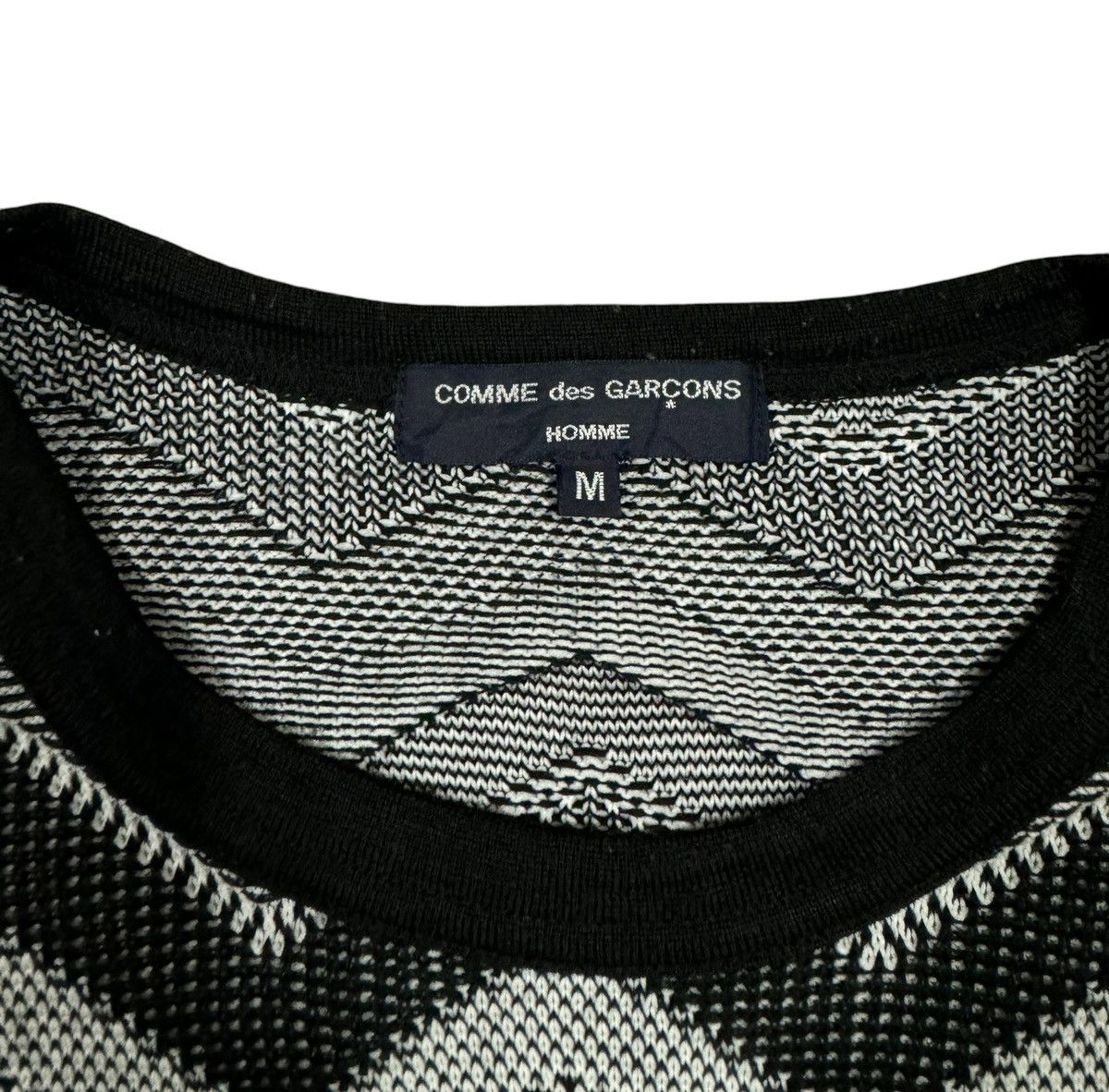 Comme des Garcons Homme × Comme des Garcons Homme Plus AD2016 Comme Des Garcons Hybrid Geometry Striped L/S Tee Size US M / EU 48-50 / 2 - 5 Thumbnail
