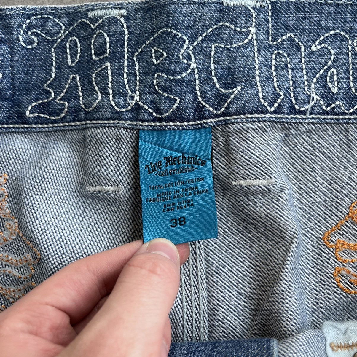 Crazy Y2K Live Mechanics 40x38 Ultra Baggy Wide leg Denim