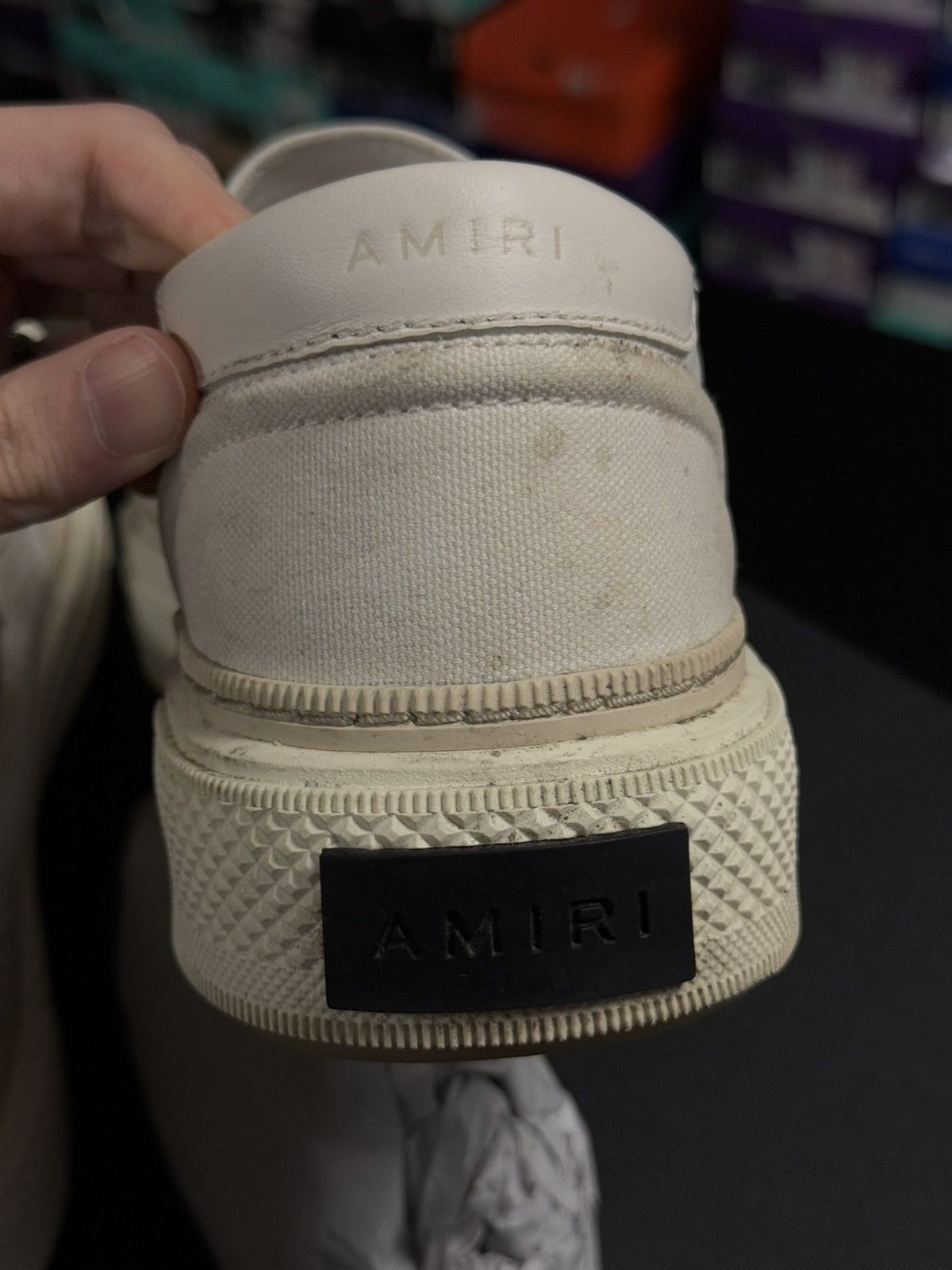 Amiri Bone Amiri Low Top Sneakers Size 46EU/13US W BOX Size US 13 / EU 46 - 13 Thumbnail