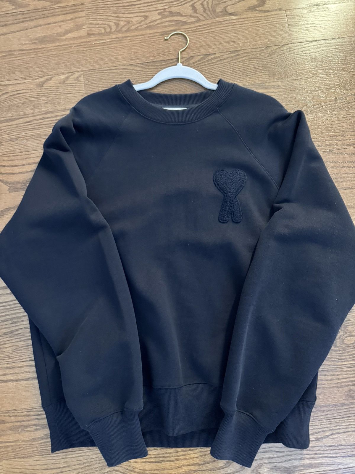 AMI Ami de Coeur Navy Crewneck Size US XL / EU 56 / 4 - 1 Thumbnail