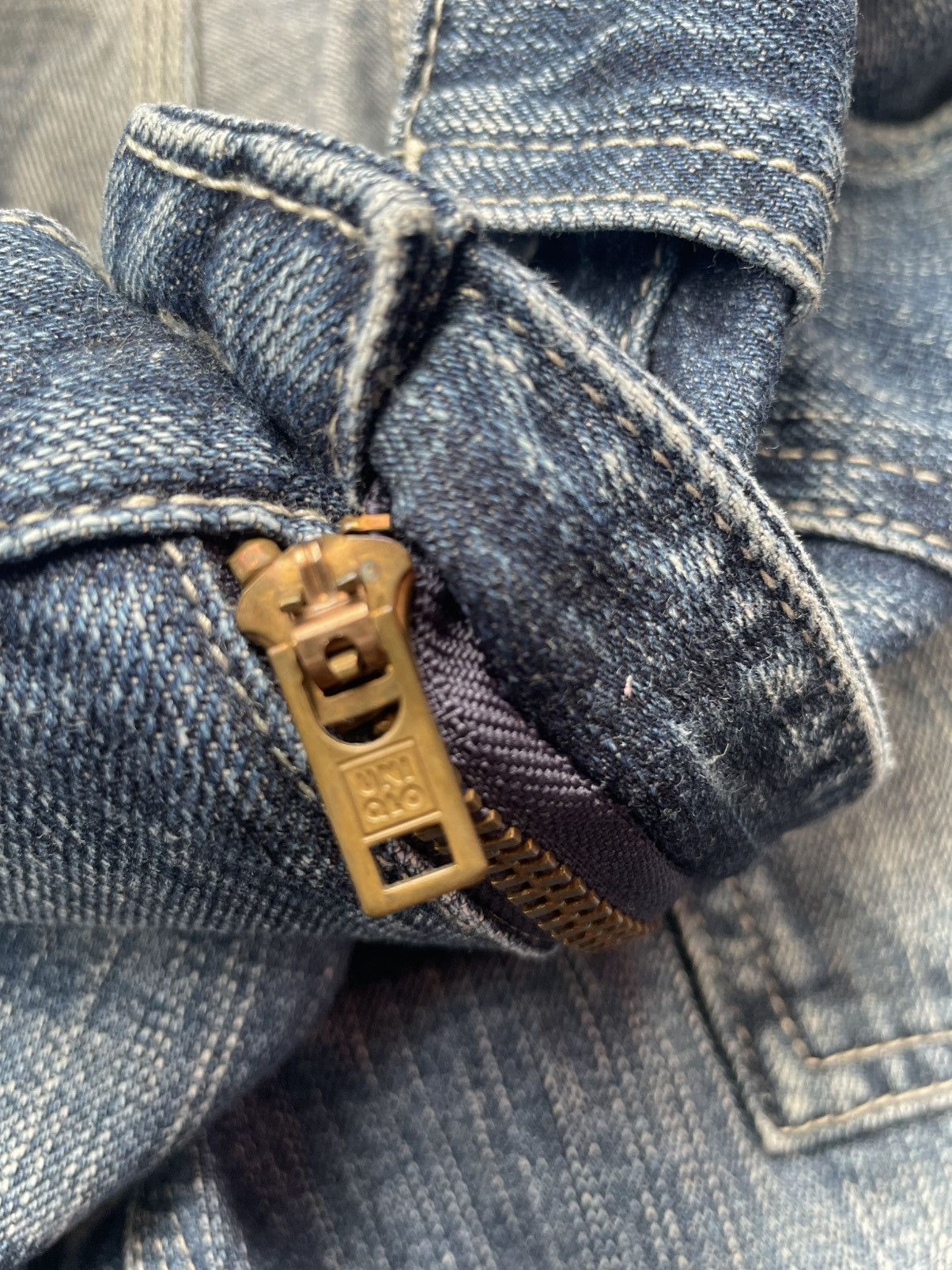 Uniqlo Vintage Uniqlo Baker Pant Denim Size US 32 / EU 48 - 14 Thumbnail