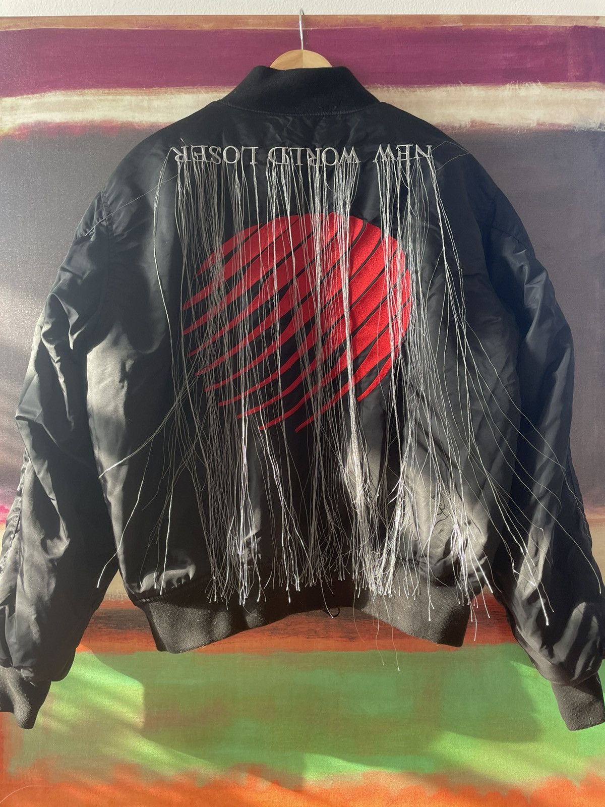 Hood By Air New World Loser Embroidered Bomber Size US S / EU 44-46 / 1 - 1 Thumbnail