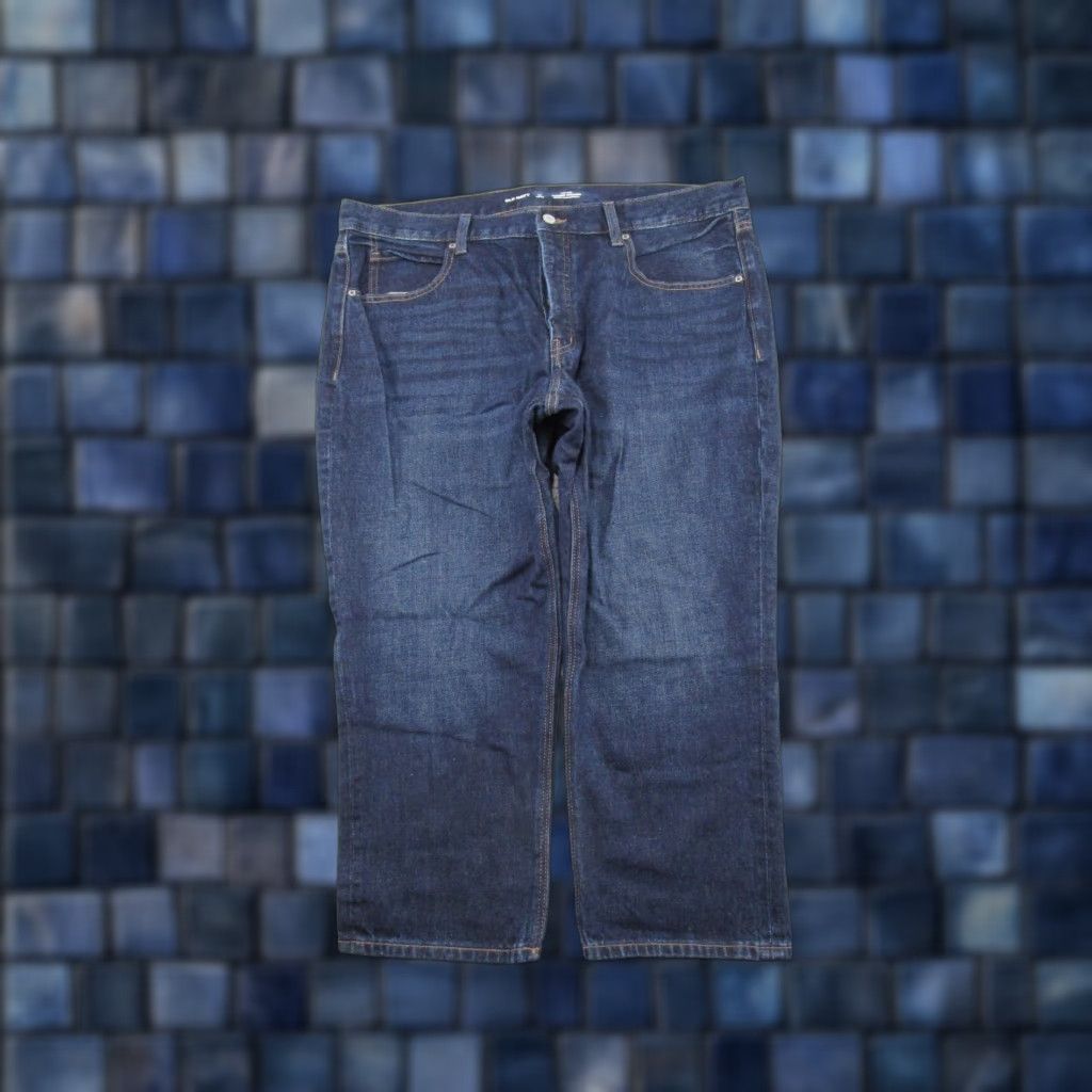 Old Navy Old Navy Denim Jeans High Rise Slouchy Straight Button Fly 16P Petite Women Blue 5-Pocket Style Jeans Size 38" / US 16 / IT 52 - 1 Thumbnail