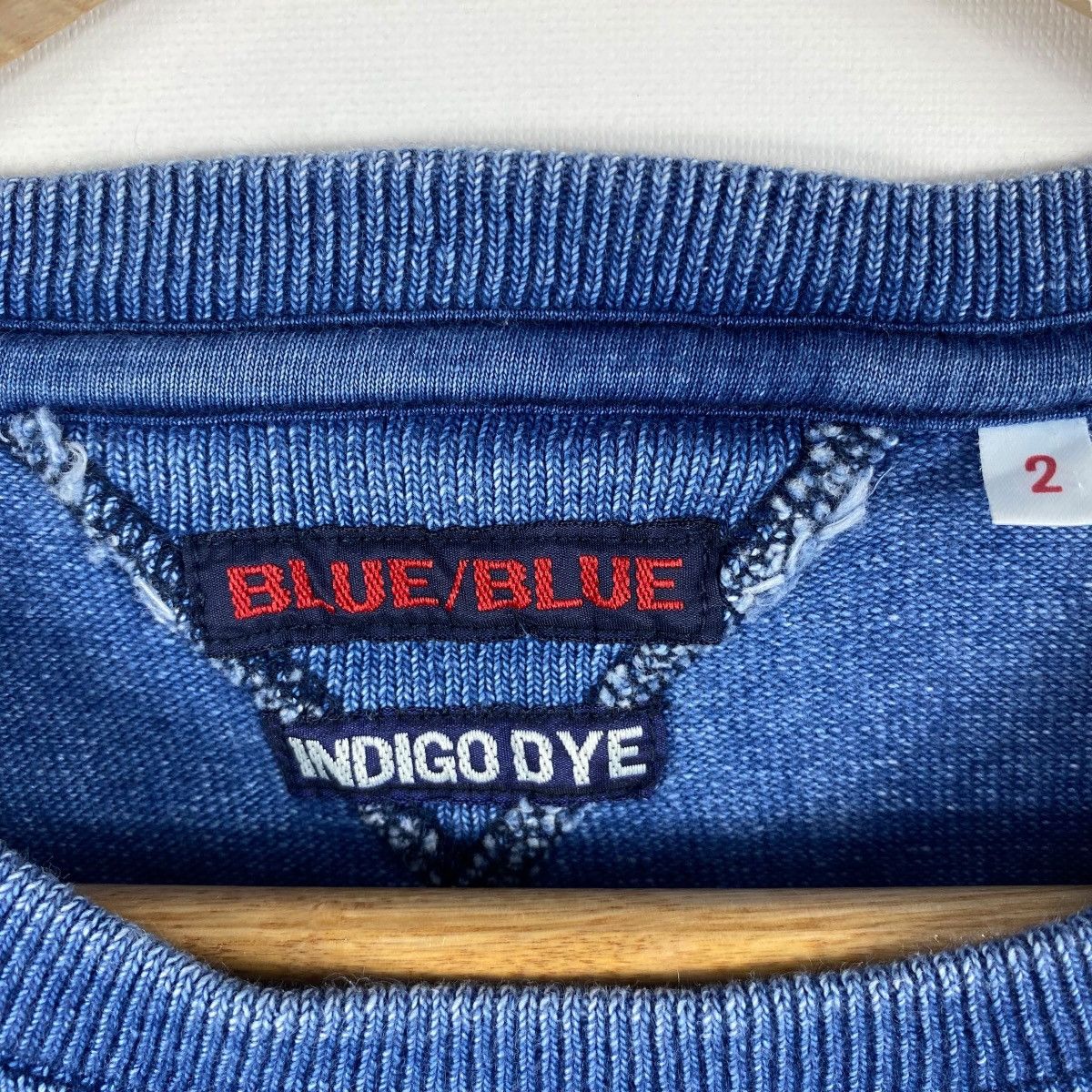 Indigo × Japanese Brand BLUE BLUE Indigo Dye Mother Nature Natural Indigo Tee Shirt Size US M / EU 48-50 / 2 - 5 Thumbnail