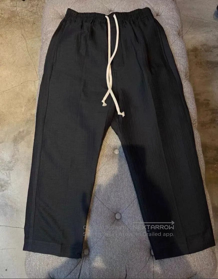 Rick Owens Rick Owens Black Cropped Trousers. Size US 30 / EU 46 - 1 Thumbnail