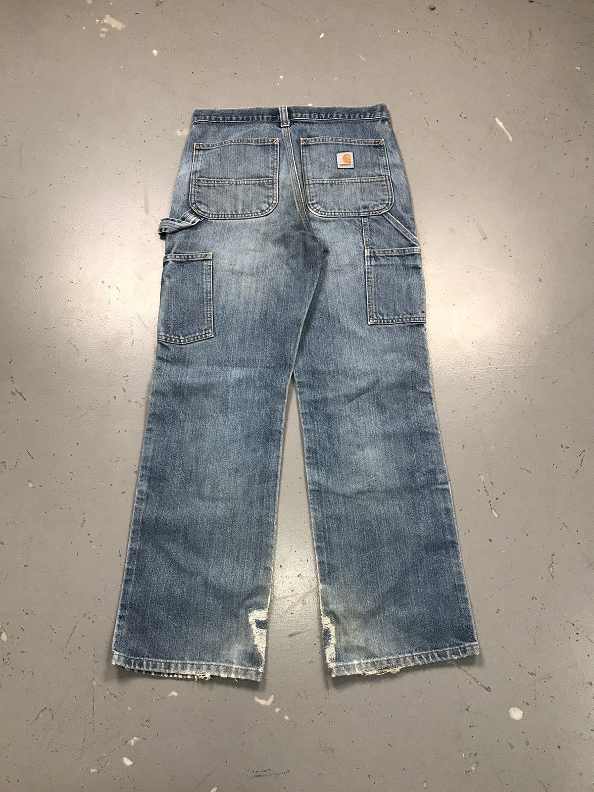 Carhartt Vintage Carhartt double knee distressed workwear denim Size US 30 / EU 46 - 2 Thumbnail