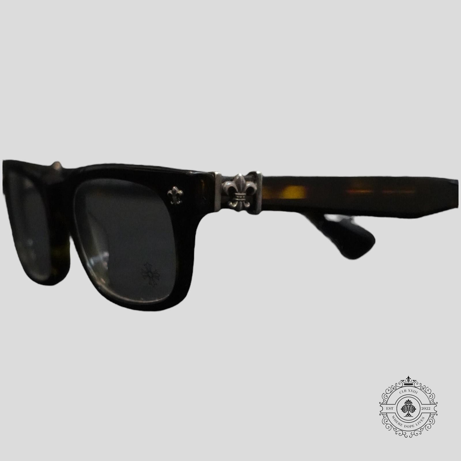 Chrome Hearts Gittin Any? Glasses in Tortoise Shell/Silver