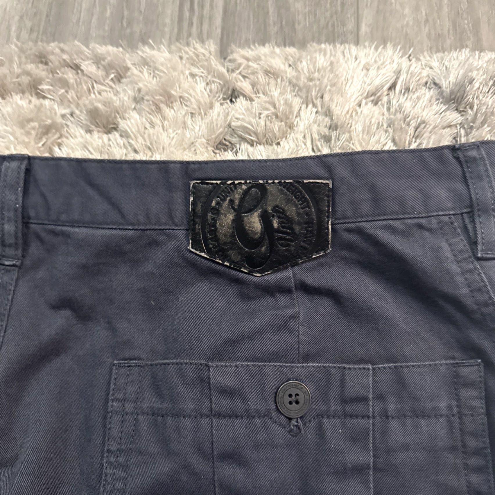 Vintage VINTAGE G-Unit Cargo Shorts Men 42 Dark Blue 90s Baggy Heavy Weight Size US 42 / EU 58 - 3 Thumbnail