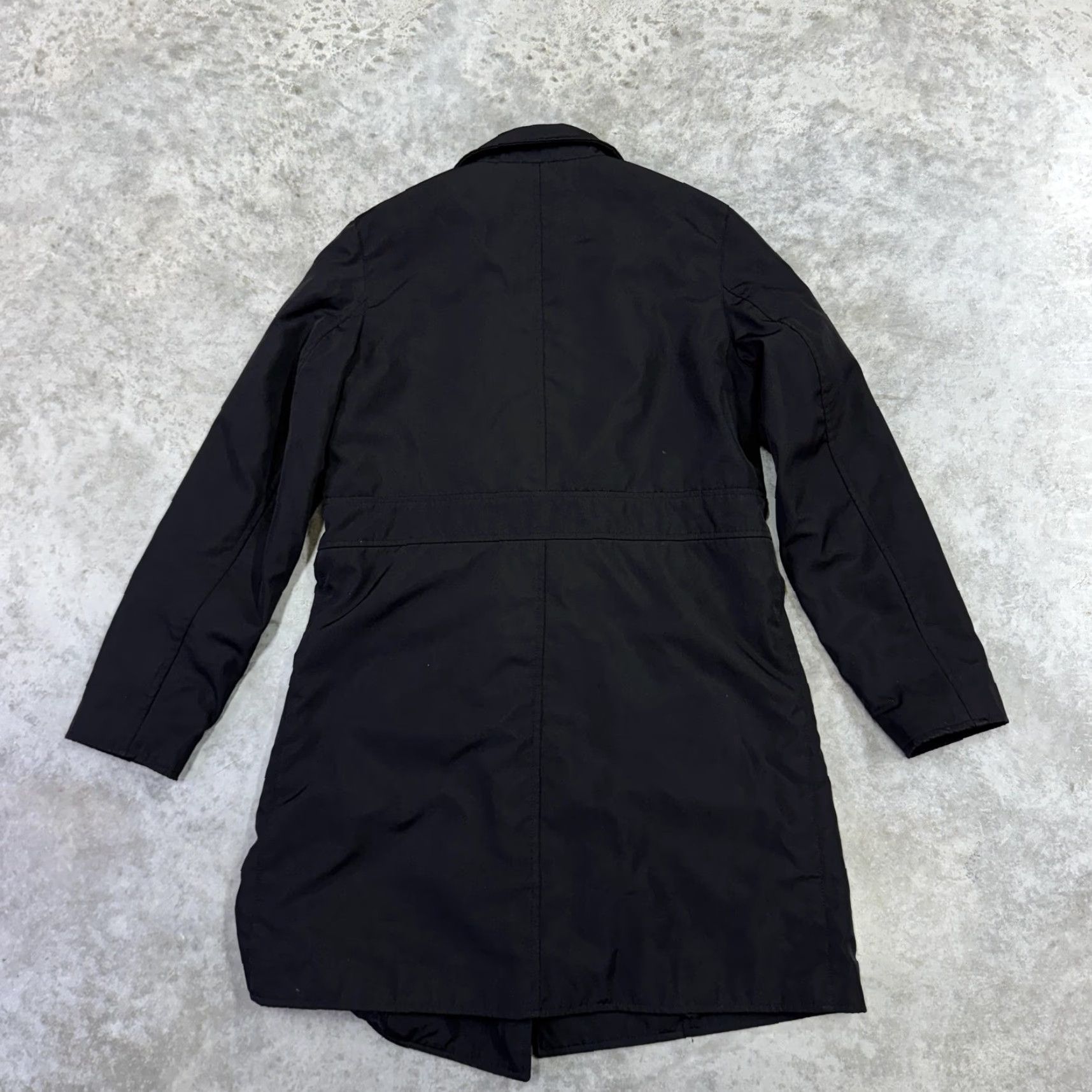 Gap Gap Coat Women S Black Double Breasted Trench Polyester Jacket Size S / US 4 / IT 40 - 5 Thumbnail