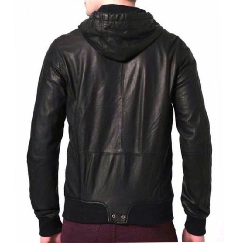 Diesel Black Gold Diesel Lambskin Leather Hoodie Jacket Size US S / EU 44-46 / 1 - 2 Thumbnail