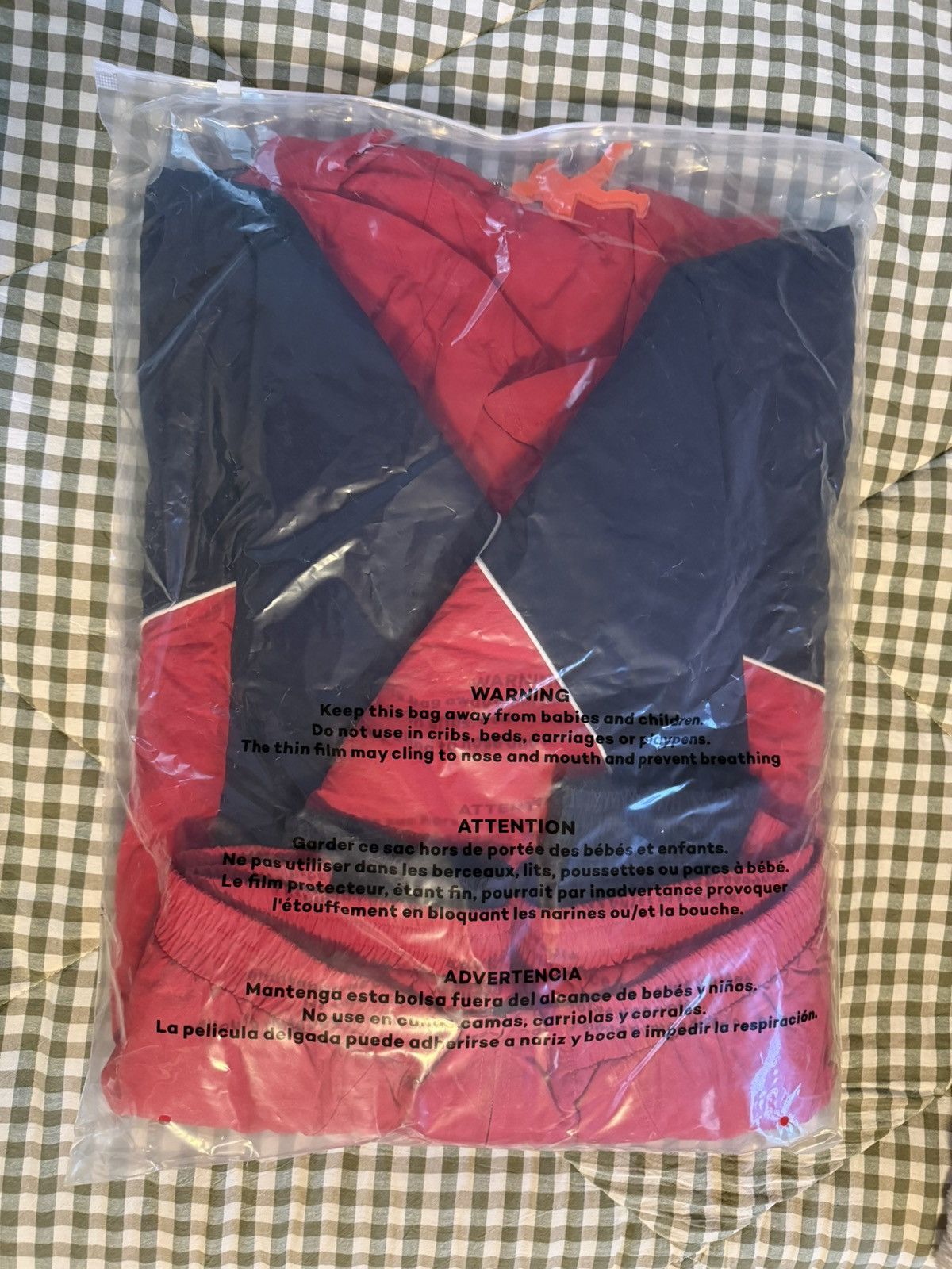 A24 × Nahmias Marty Supreme Warm Up Jacket - Korea - Red / Navy Size US L / EU 52-54 / 3 - 2 Thumbnail