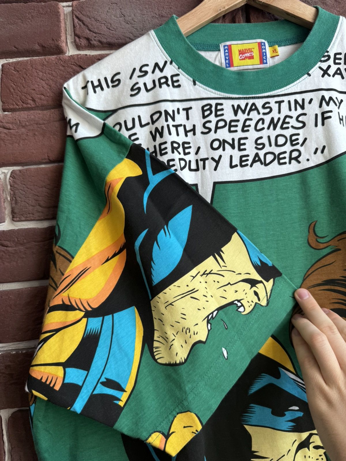 Marvel Comics 90s Vintage Wolverine Marvel Comics All Print Rare Shirt Size US XL / EU 56 / 4 - 5 Thumbnail