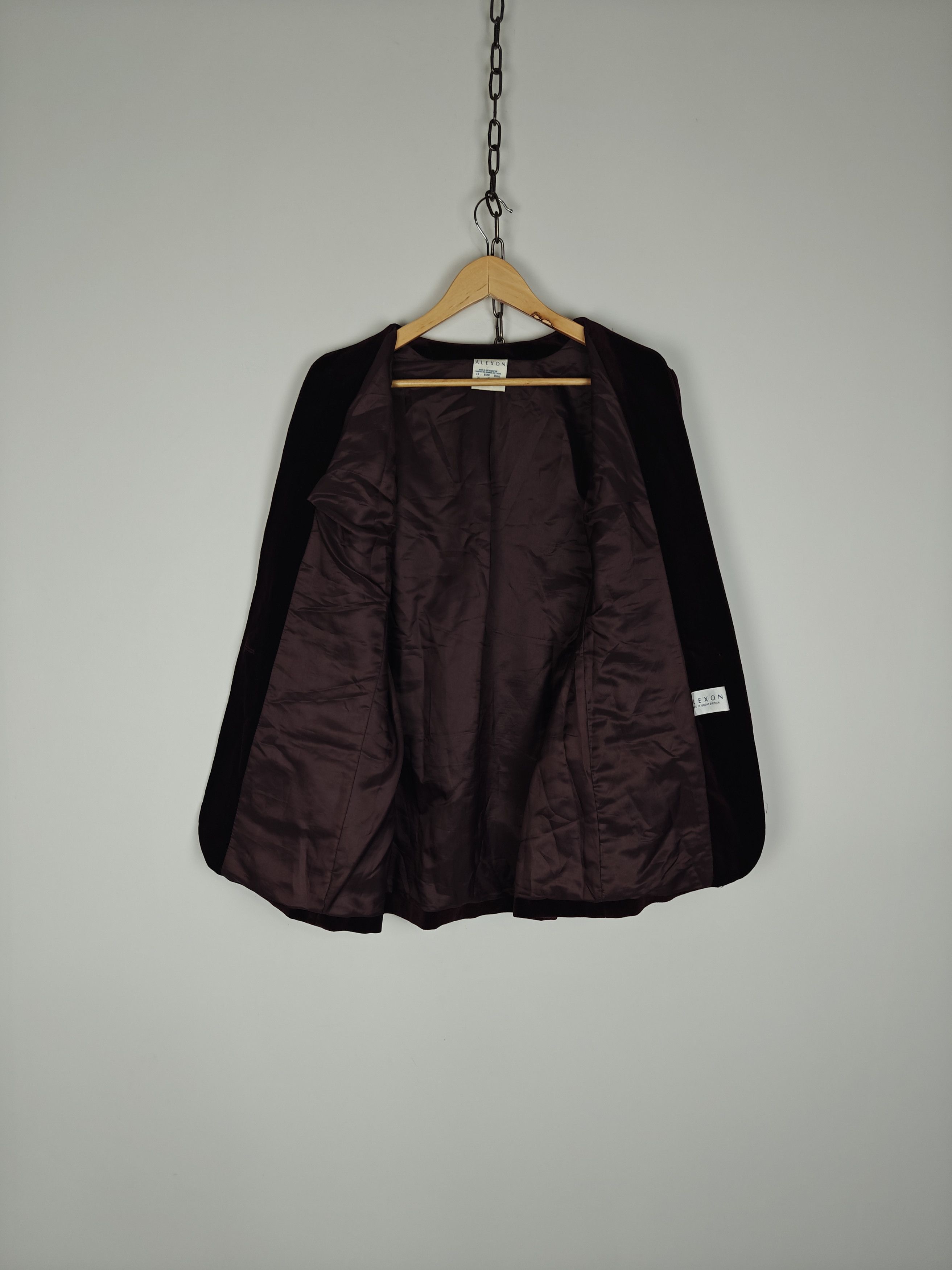 Other Alexon Blazer Jacket Great Britain Burgundy size US14 EU42 Size XL / US 12-14 / IT 48-50 - 8 Thumbnail