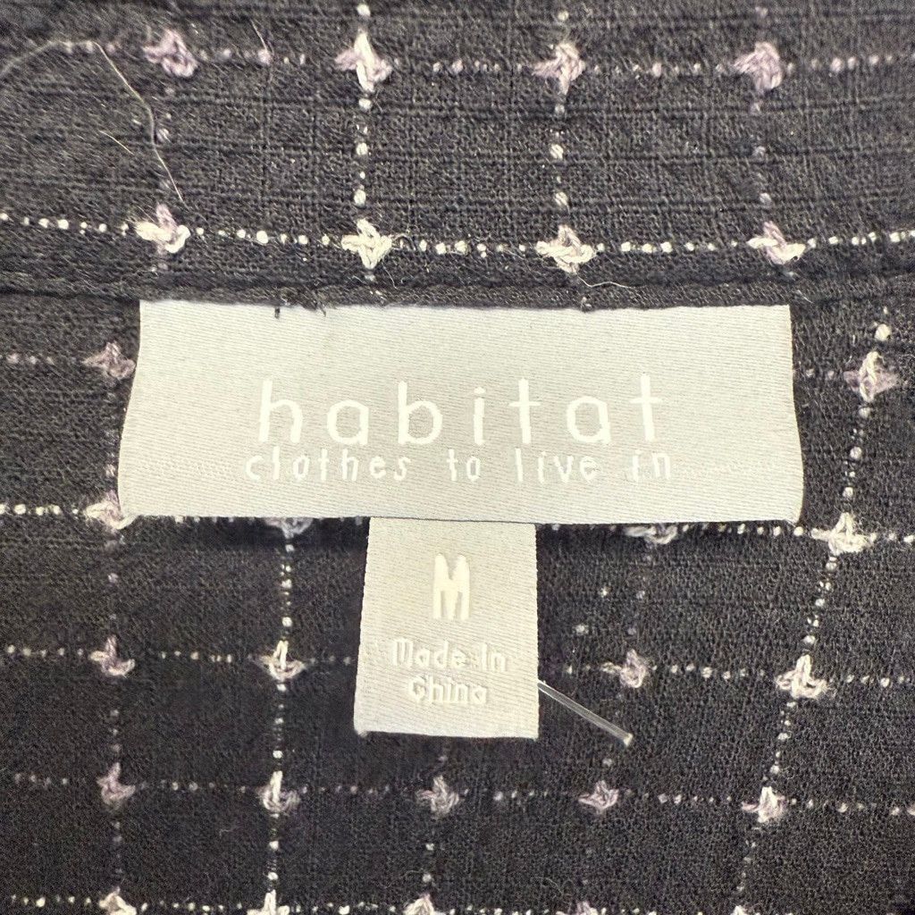 Habitat Women's Habitat Black & White Pattern Button Down Shirt M Size M / US 6-8 / IT 42-44 - 6 Thumbnail
