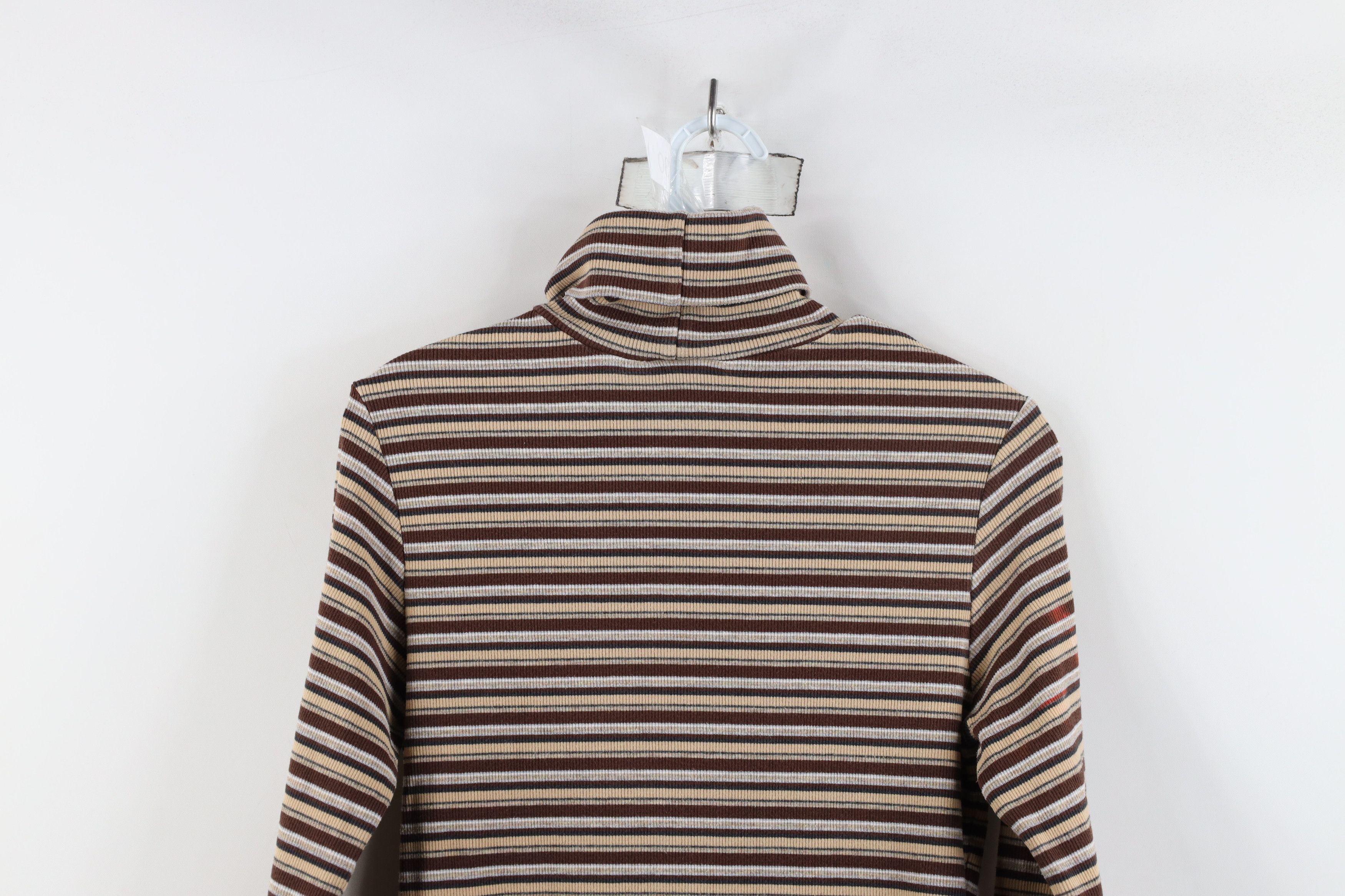 Vintage Vintage 90s Streetwear Ribbed Knit Turtleneck T-Shirt Size M / US 6-8 / IT 42-44 - 9 Thumbnail