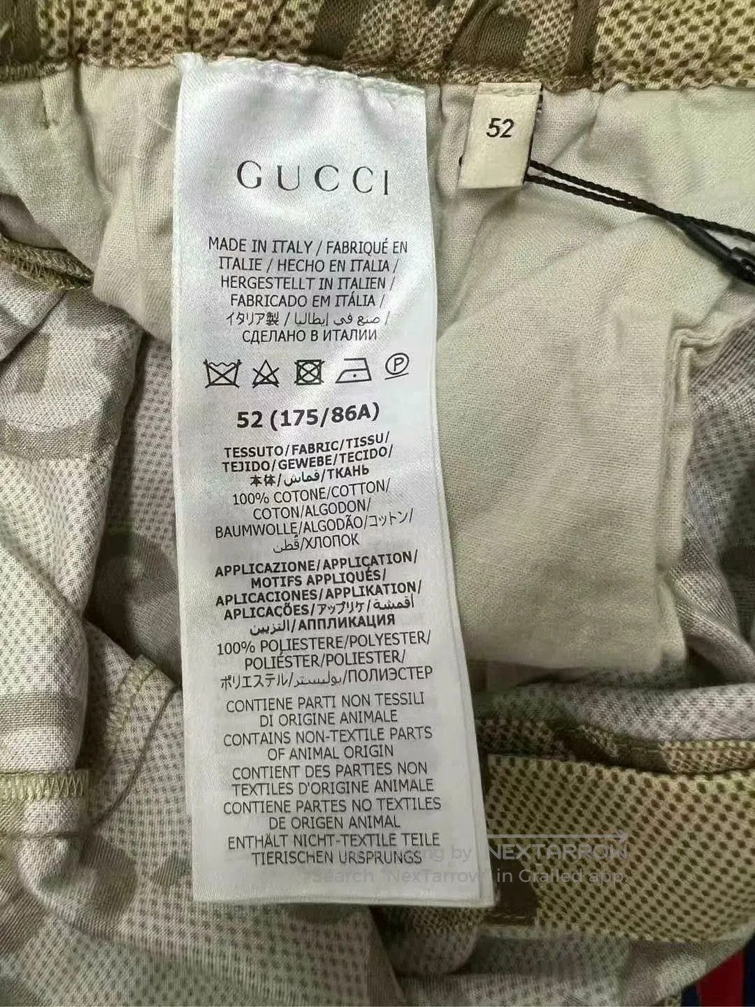 Gucci gucci logo print shorts in excellent condition. Size US 42 / EU 58 - 4 Thumbnail