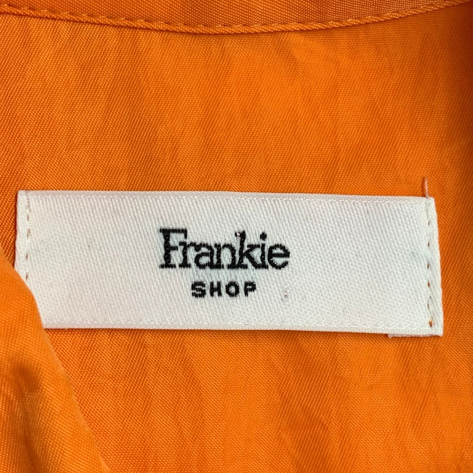 Frankie Shop Size L Orange Polyester Button Down Collar Oversized Shirt Size US L / EU 52-54 / 3 - 6 Thumbnail