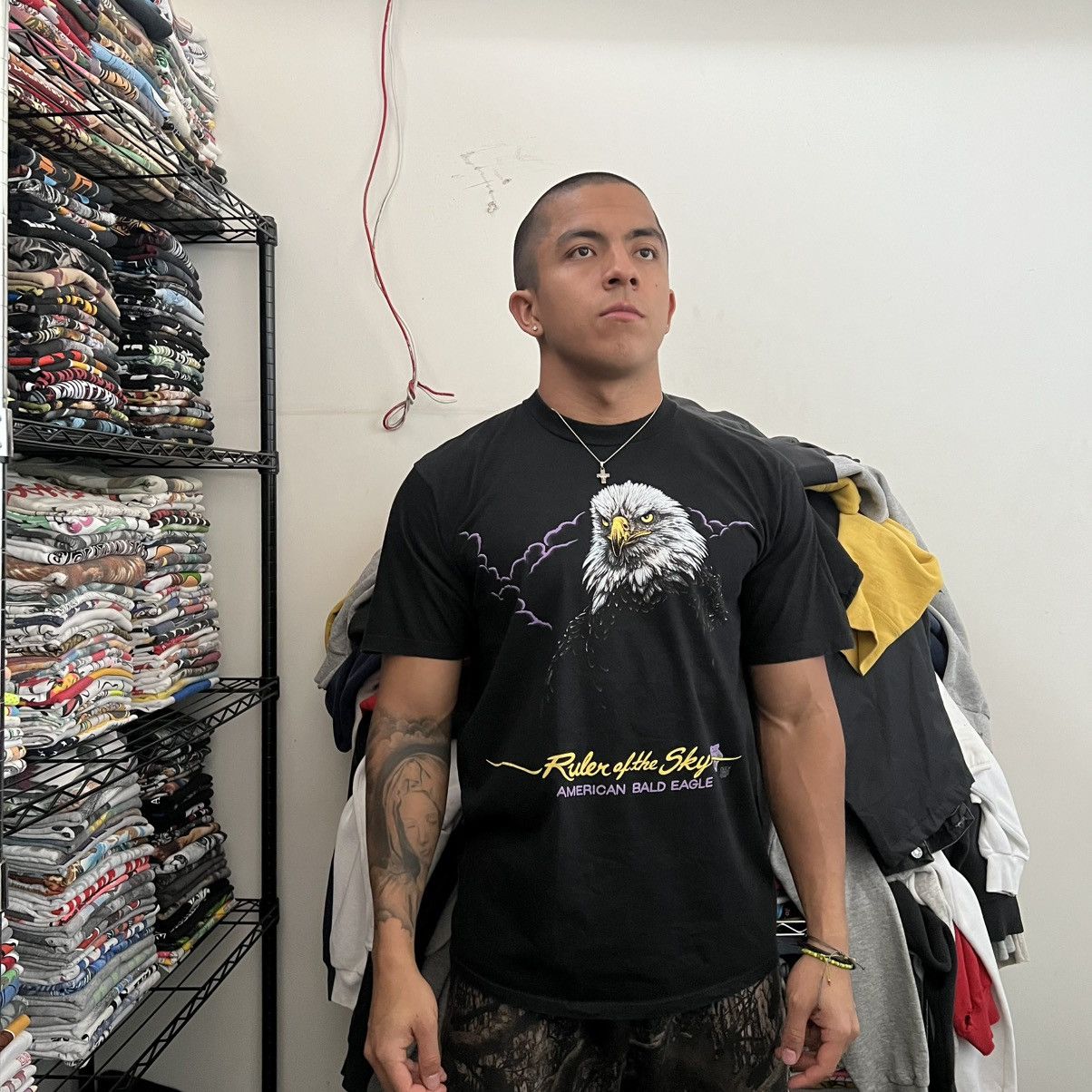 Habitat 1990 Ruler of the Sky American Bald Eagle Tee Say It Wild Size US L / EU 52-54 / 3 - 2 Thumbnail