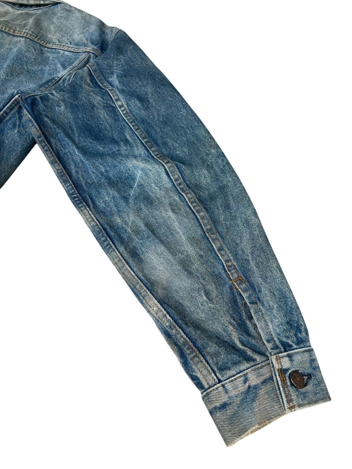 Levi's Trashed VTG 70s Levi’s Type 3 Distress Denim Trucker Jacket Size US L / EU 52-54 / 3 - 23 Thumbnail