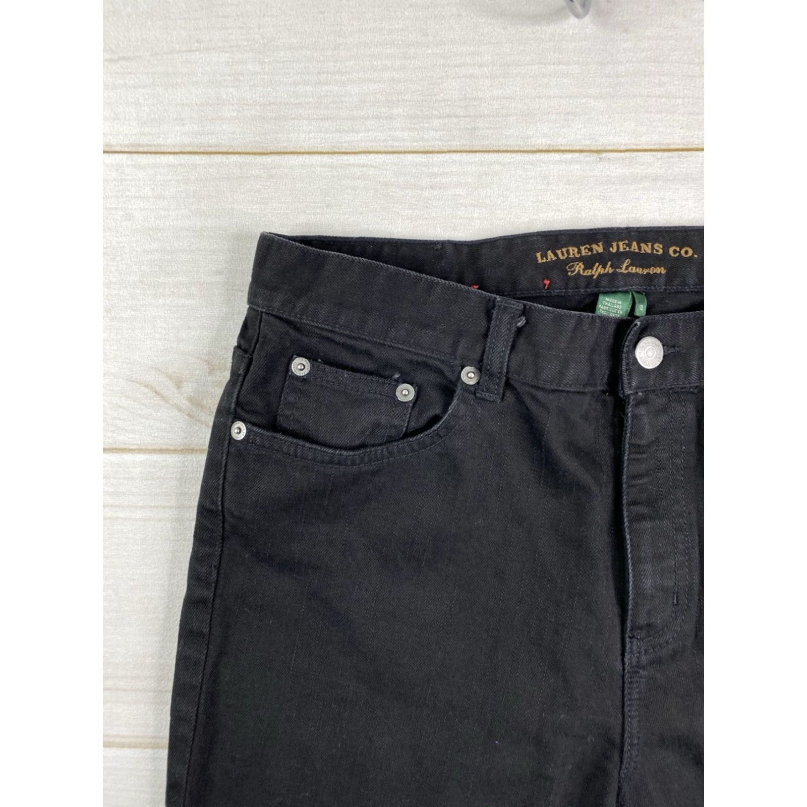 Ralph Lauren Ralph Lauren Vintage Jeans Womens 10 Black High Rise Bootcut Denim 5-Pocket"} Size 32" / US 10 / IT 46 - 2 Thumbnail