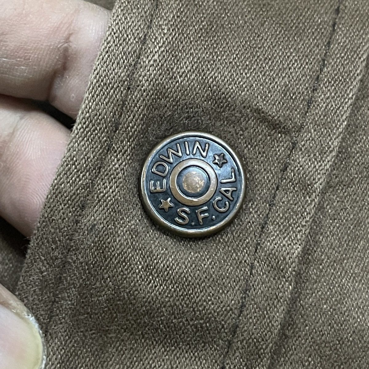Edwin Rare 90s Vintage Edwin ‘I Am Rich Man’ Work Chore Jacket Size US XL / EU 56 / 4 - 11 Thumbnail