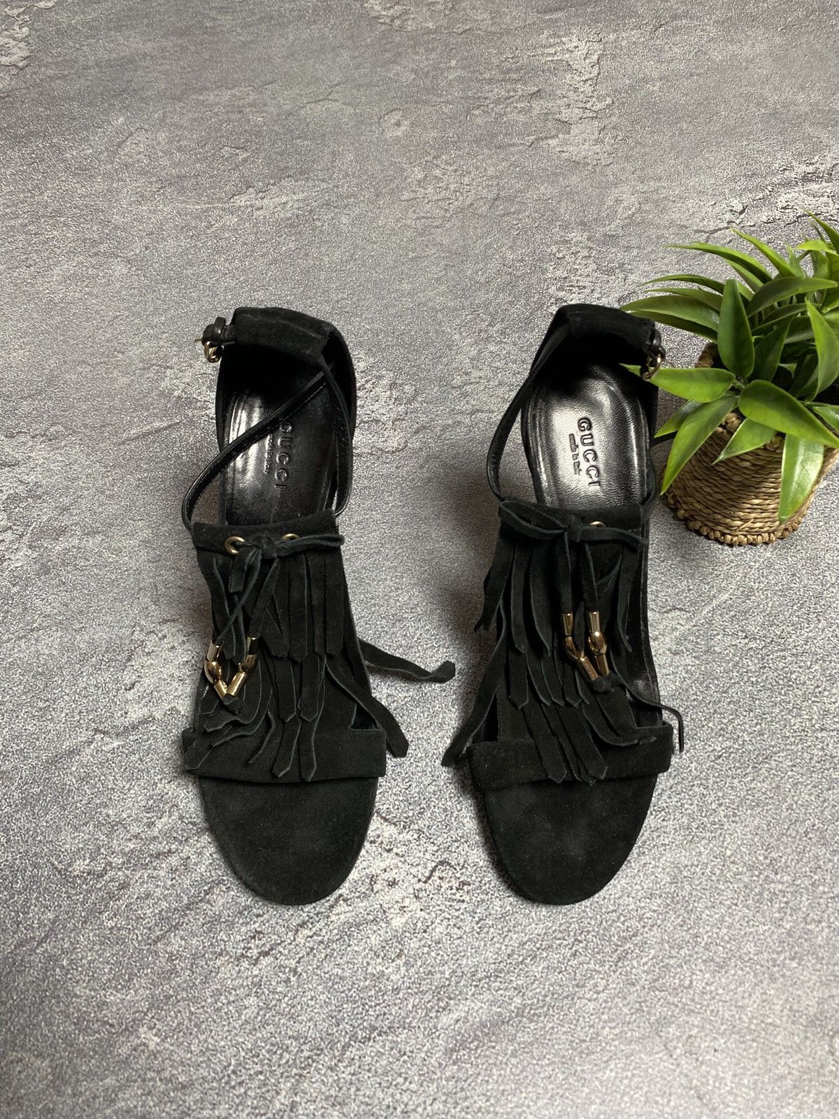 Gucci Gucci heels suede womens 37 Size US 7 / IT 37 - 2 Thumbnail