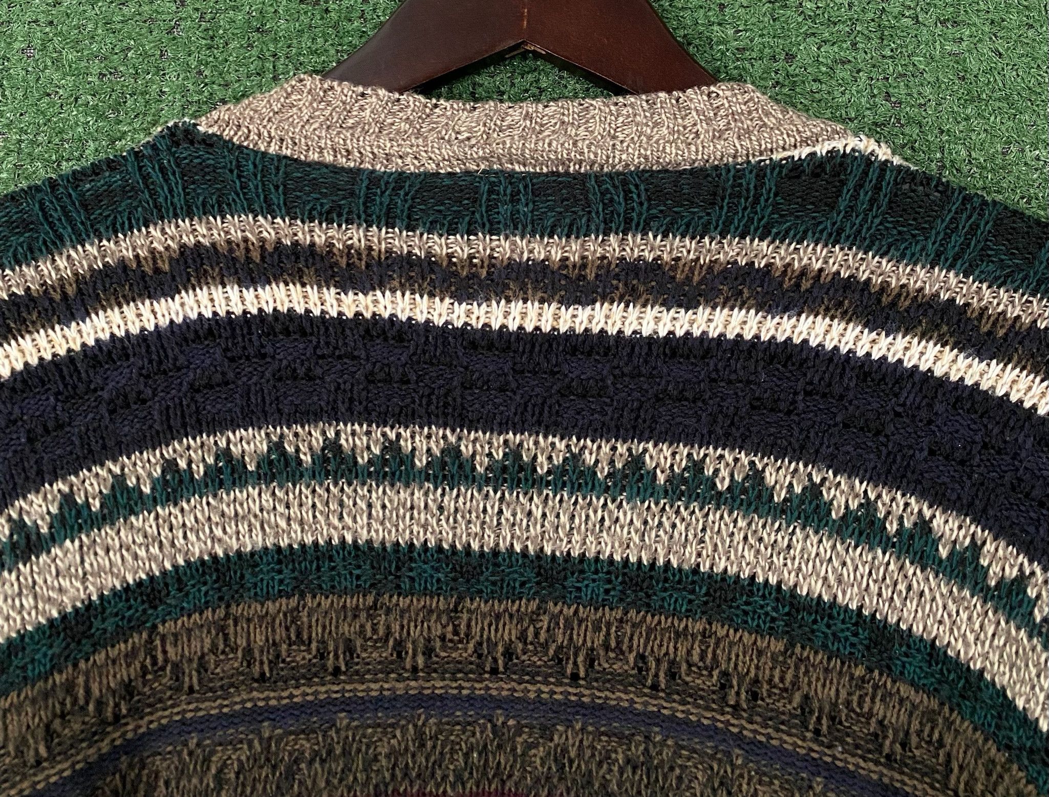 Vintage 90’s Appalachian Trail Patterned Knit Sweater Men’s Large Size US L / EU 52-54 / 3 - 6 Thumbnail