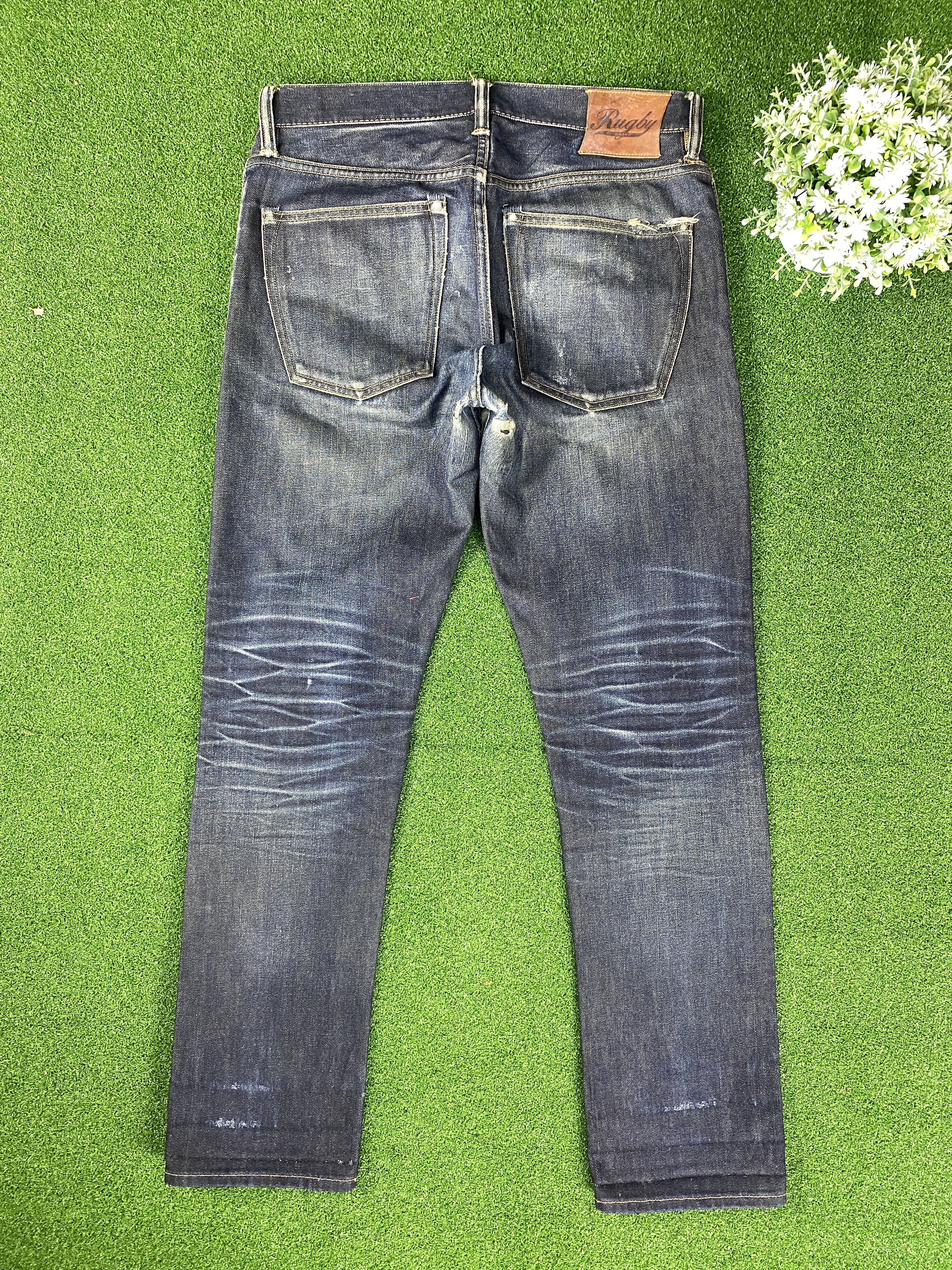 Japanese Brand × Vintage Vintage Rugby Al Brand Faded Black Jeans Size US 32 / EU 48 - 7 Thumbnail