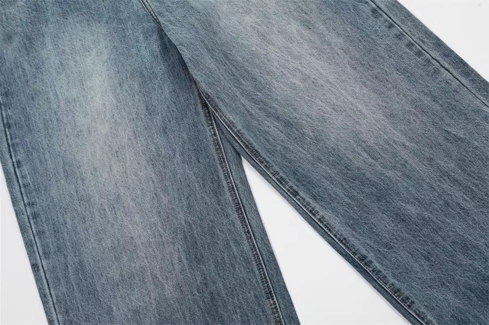 Japanese Brand × Jean Distressed washed jeans men's loose casual straight trousers Size US 34 / EU 50 - 5 Thumbnail