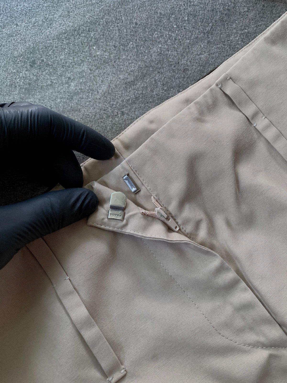 Prada FREE TAX! 2000s Slim Flared Trousers Size US 28 / EU 44 - 9 Thumbnail