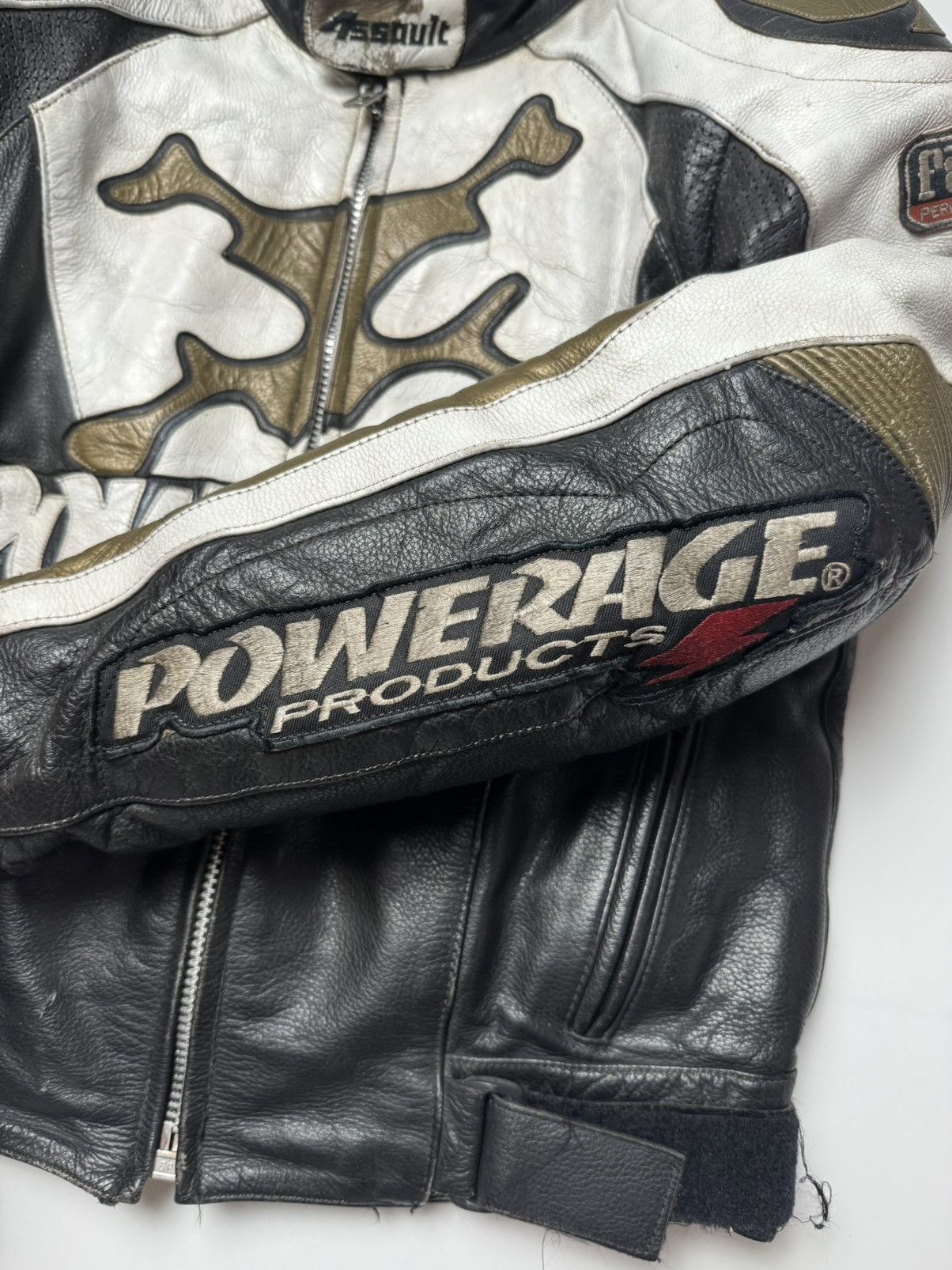 Vintage Vintage PowerRange Leather Racing Jacket Size US M / EU 48-50 / 2 - 9 Thumbnail