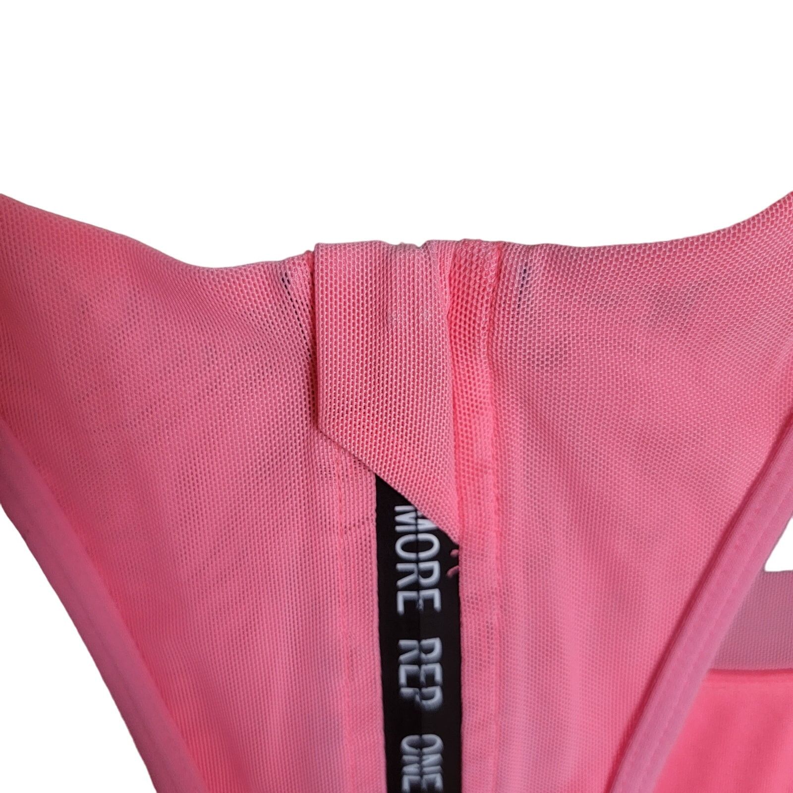Other Hot Pink Coral High Neck Sports Bra Size Small Size ONE SIZE - 6 Thumbnail
