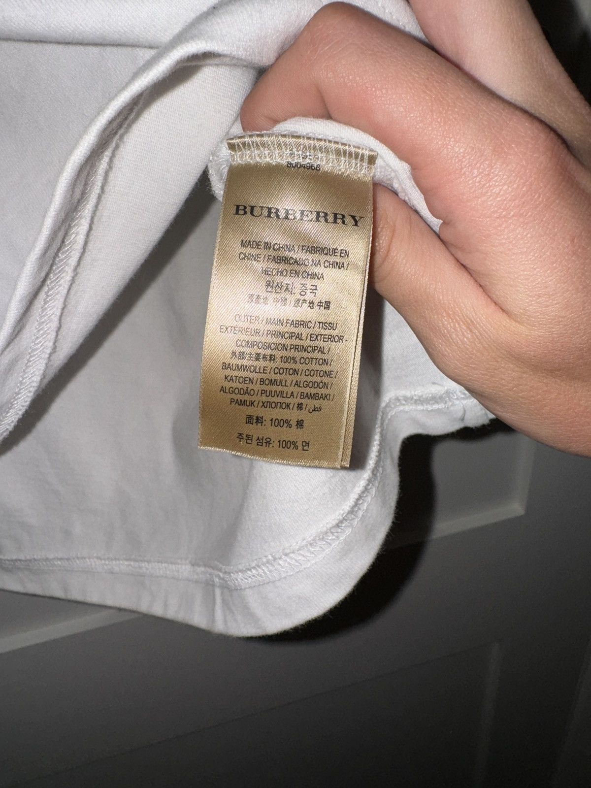 Burberry Burberry Prorsum Logo Embroidered T Shirt Size US S / EU 44-46 / 1 - 4 Thumbnail