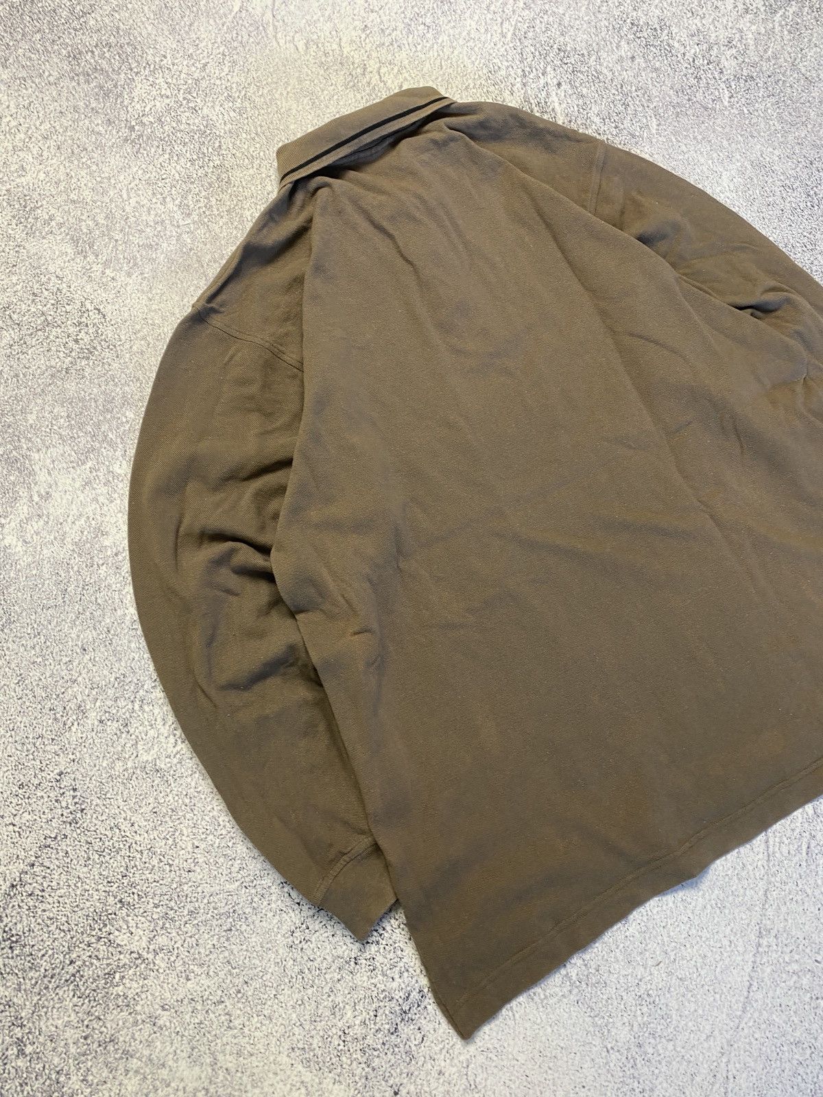 Nike × Vintage Vintage Nike Brown Rugby Longsleeve Shirt Swoosh Y2K Size US L / EU 52-54 / 3 - 12 Thumbnail