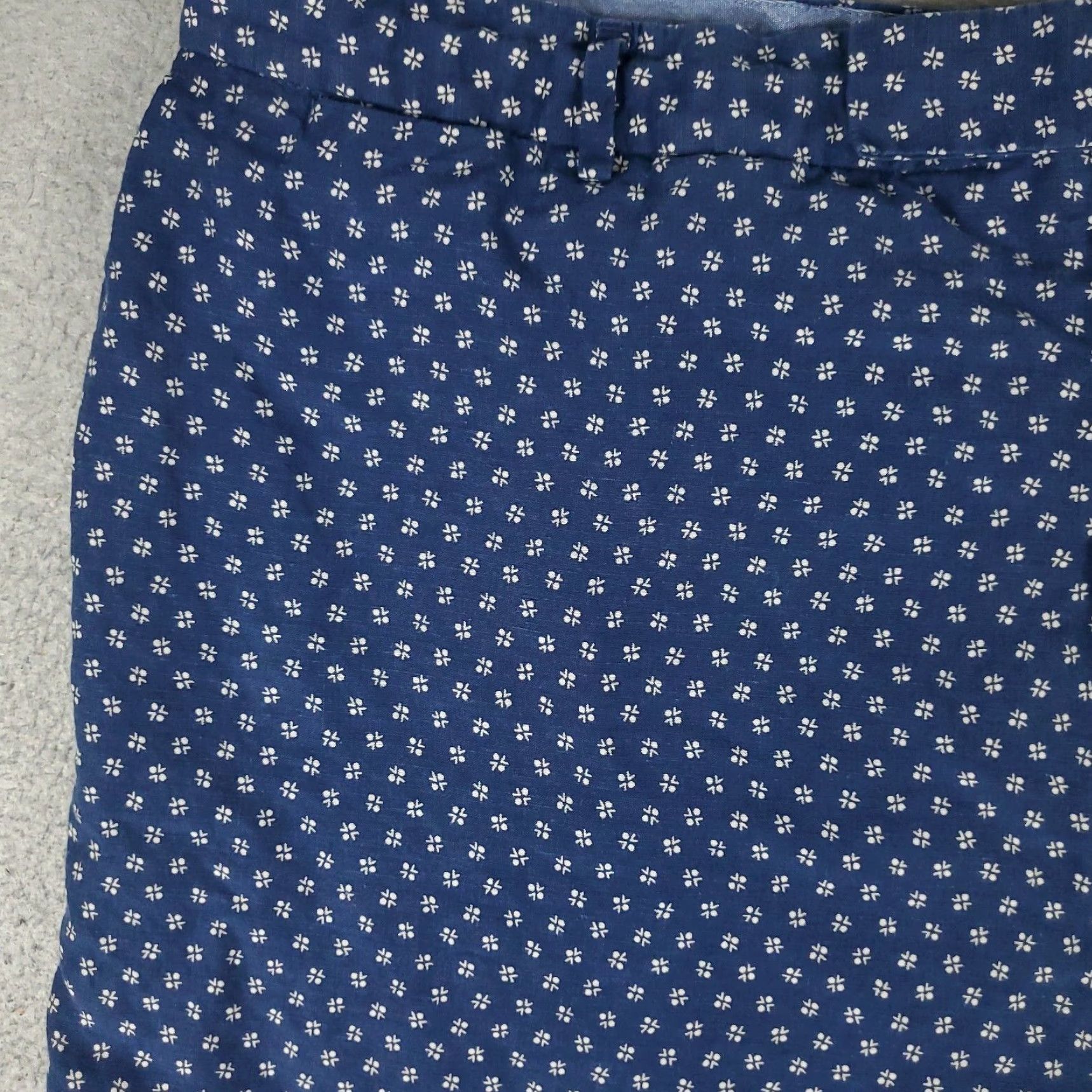 Ralph Lauren Ralph Lauren Shorts Mens Size 40 Blue Geometric Pony Casual Flat Front Chino * Size US 40 / EU 56 - 2 Thumbnail