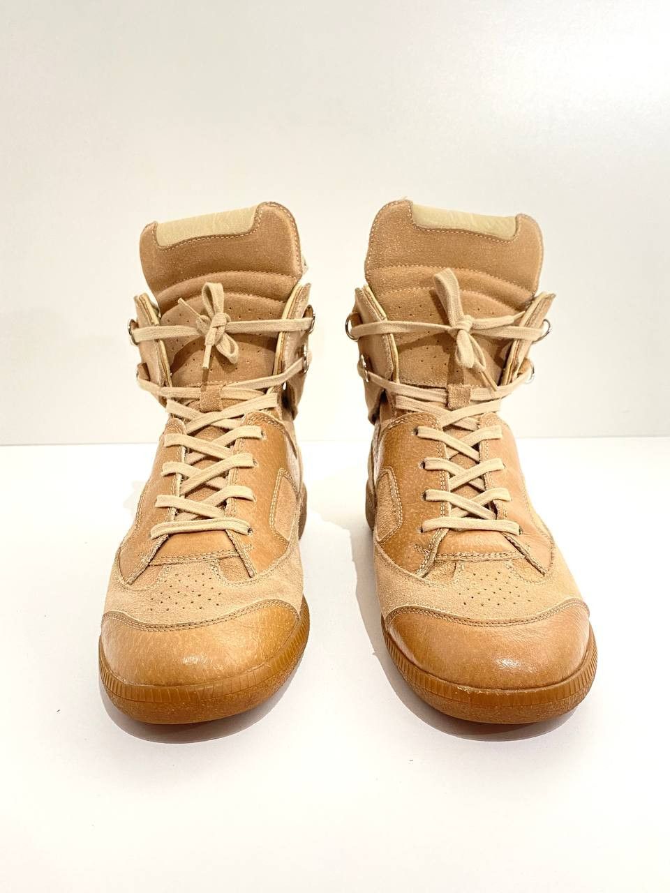 Maison Margiela Maison Margiela Hybrid Leather High Top Sneakers Vintage Size US 8 / IT 38 - 6 Thumbnail