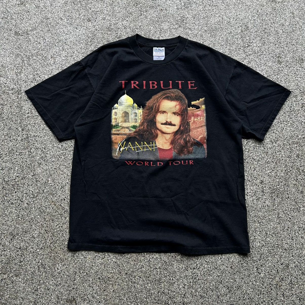 Gildan 1998 vinatge yanni world tour tee Size US XL / EU 56 / 4 - 1 Thumbnail