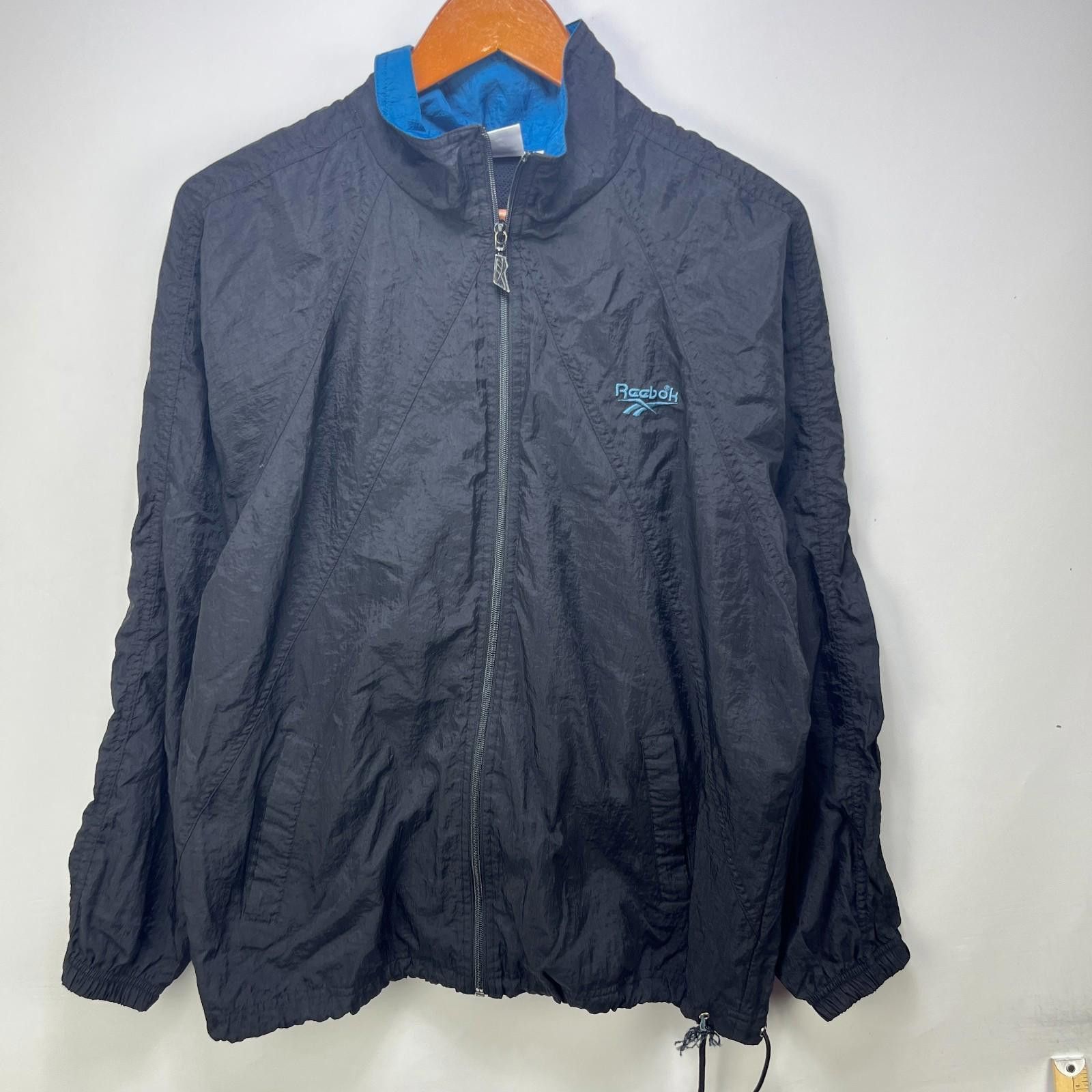 Reebok Vintage 90s Reebok Windbreaker Jacket Large Size US L / EU 52-54 / 3 - 1 Thumbnail